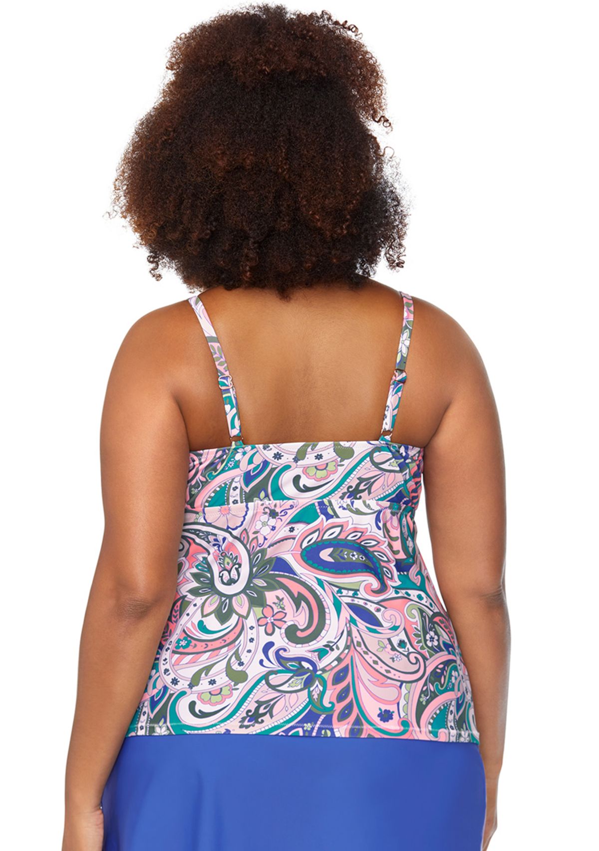 Plus Size Santorini Aries Tankini Swim Top 