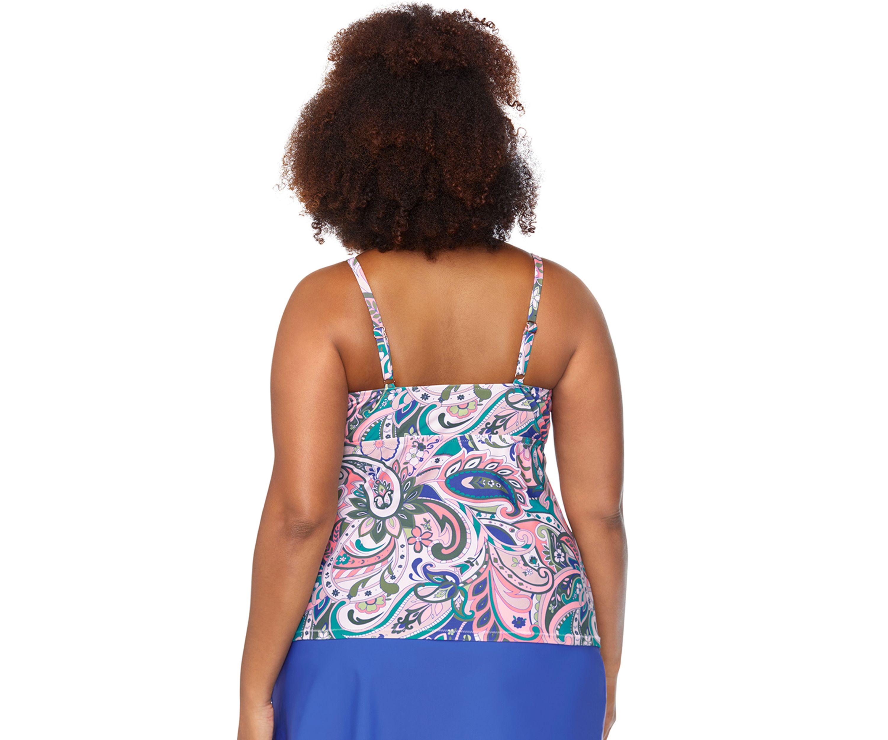 Plus Size Santorini Aries Tankini Swim Top 