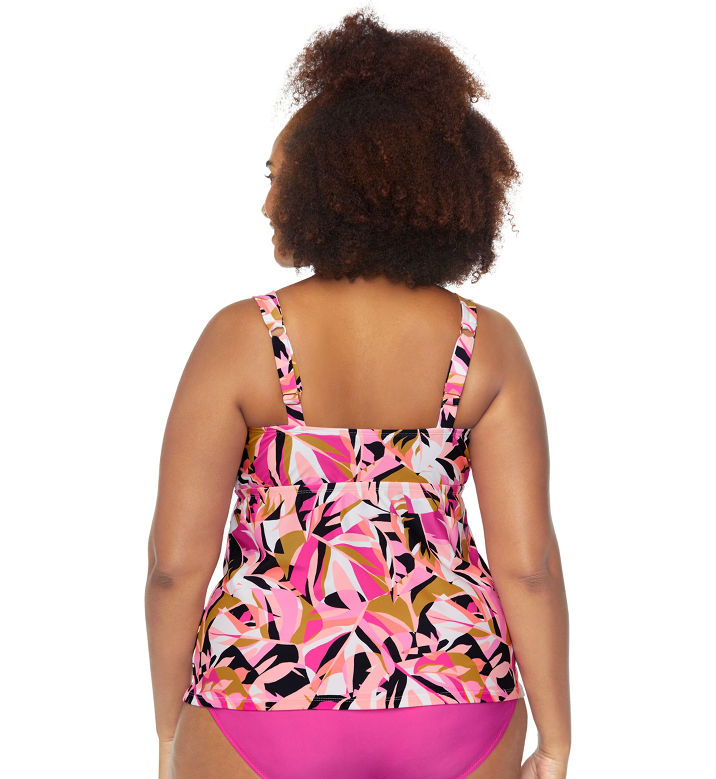 Plus Size Aqua Caliente Rimini Tankini Swim Top