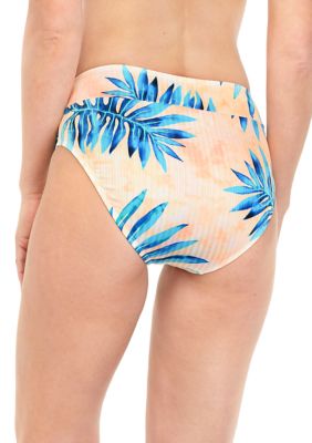 High Waisted Cutout Swim Bottoms