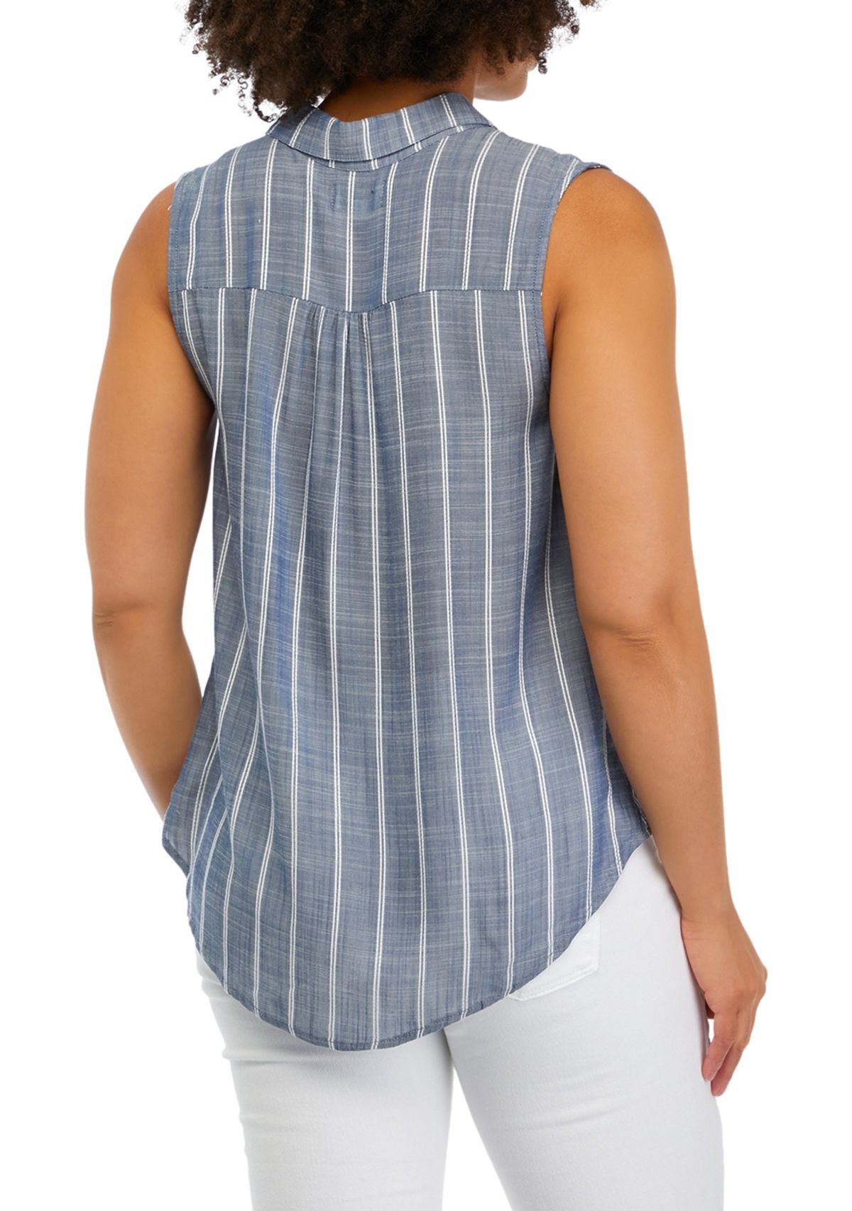 Juniors Button Down Top