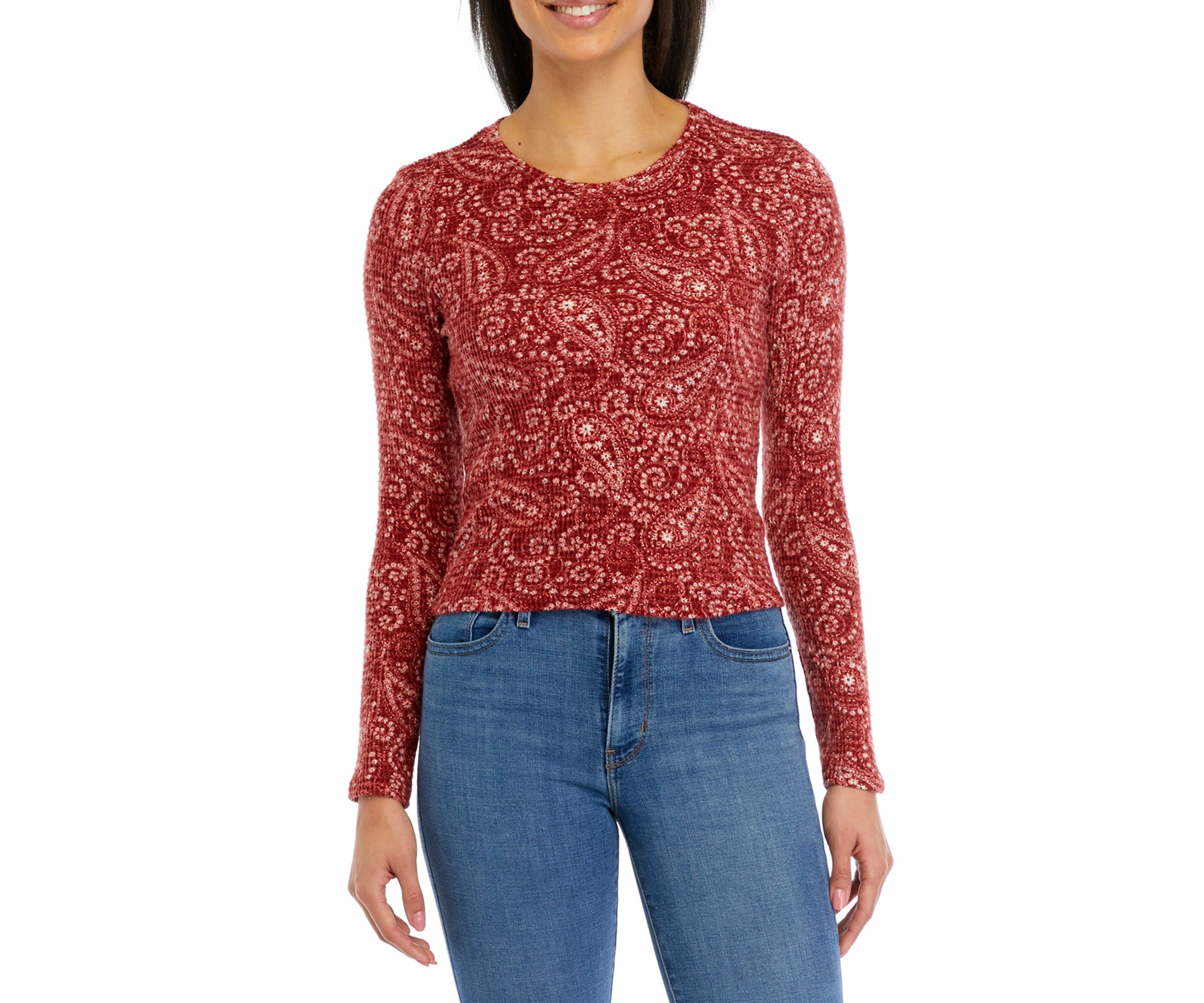 Long Sleeve Ribbed Tiny T-Shirt
