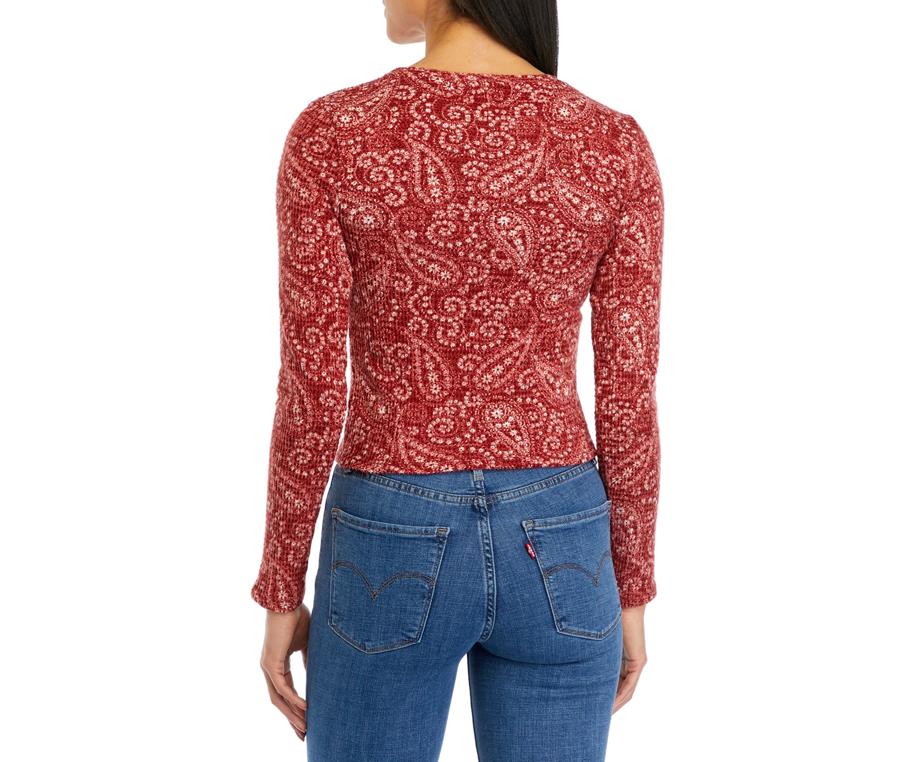 Long Sleeve Ribbed Tiny T-Shirt
