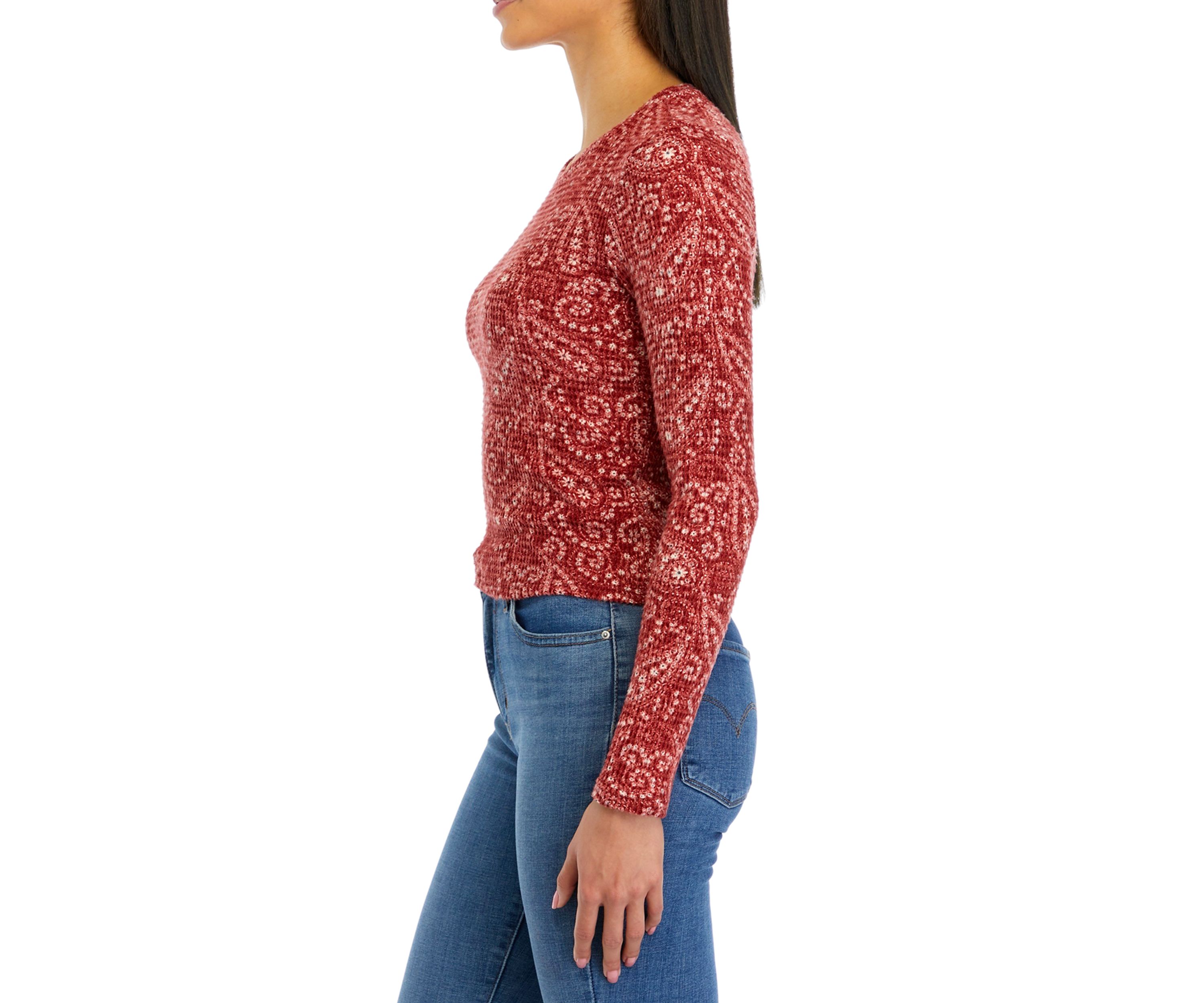 Long Sleeve Ribbed Tiny T-Shirt