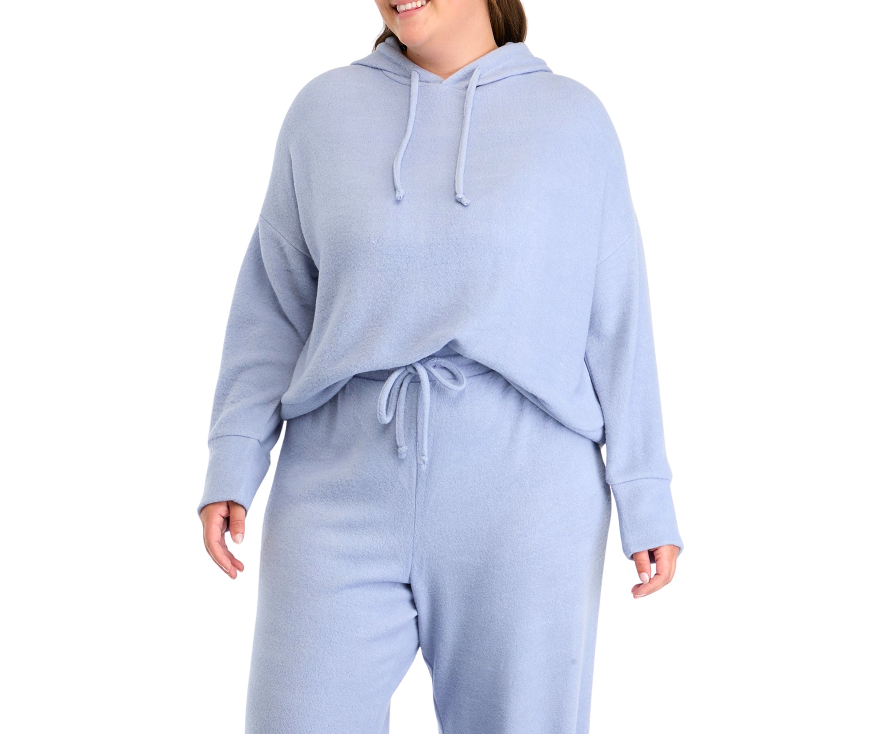 Plus Size Boucle Cozy Hoodie