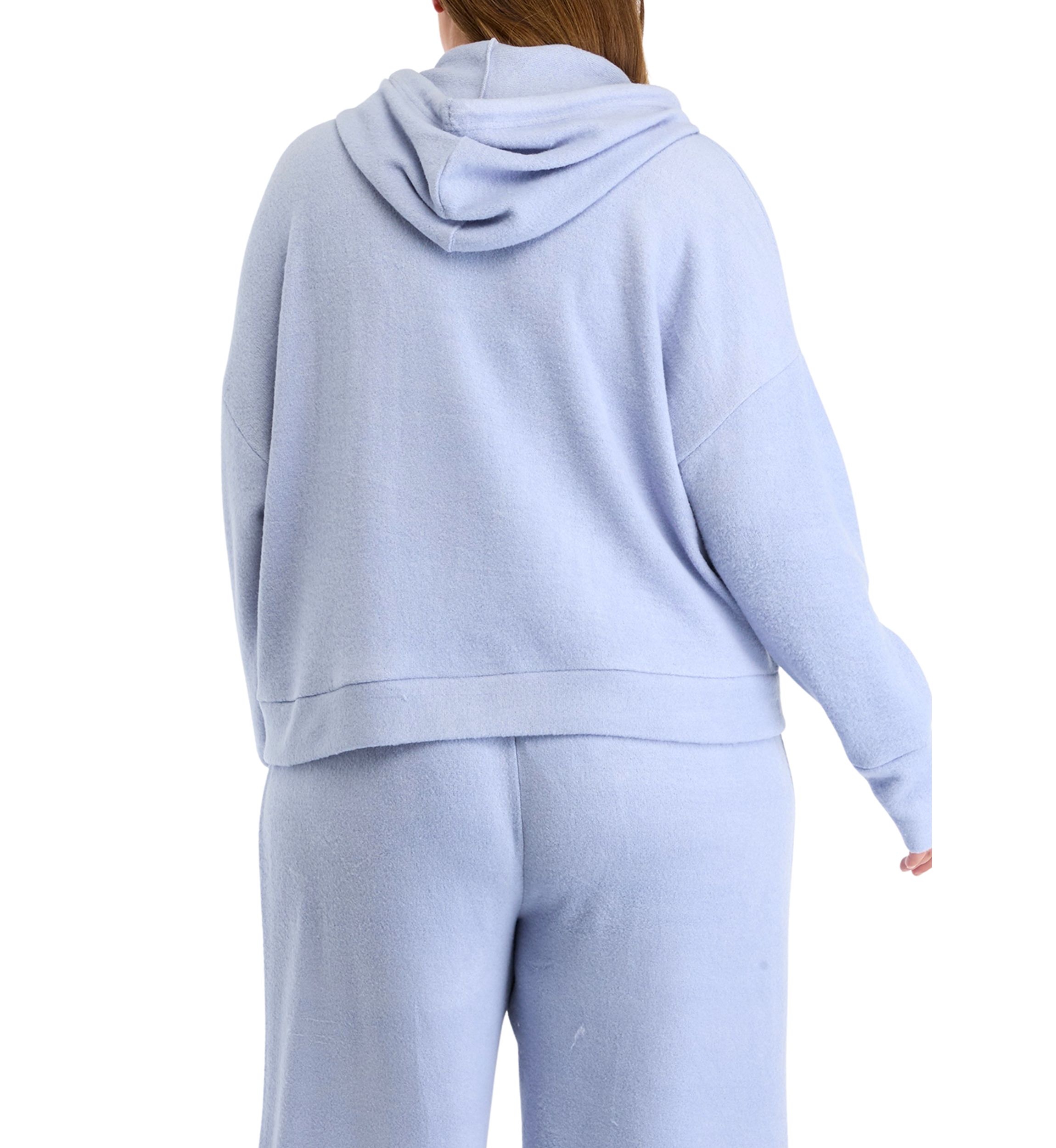 Plus Size Boucle Cozy Hoodie