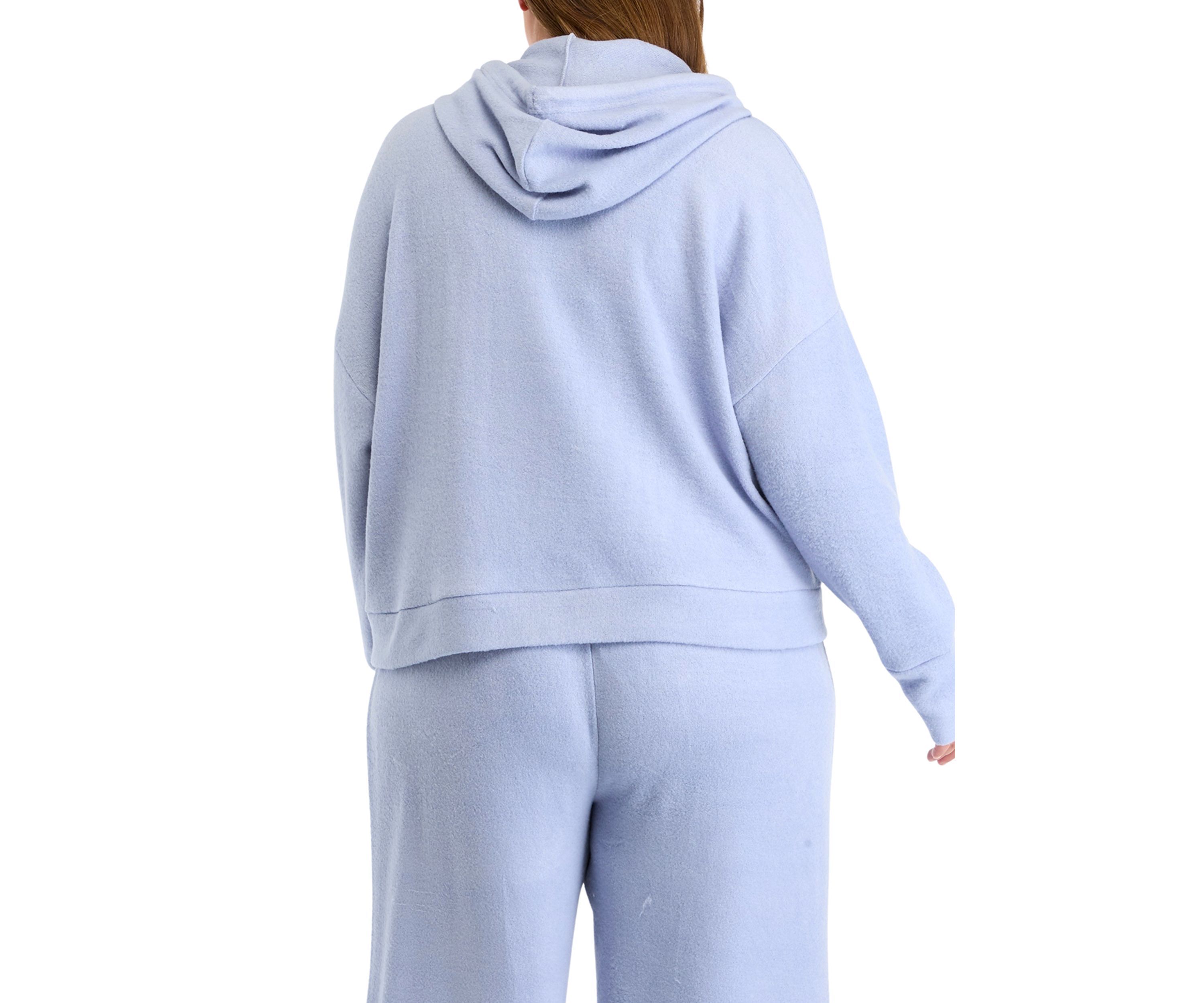 Plus Size Boucle Cozy Hoodie