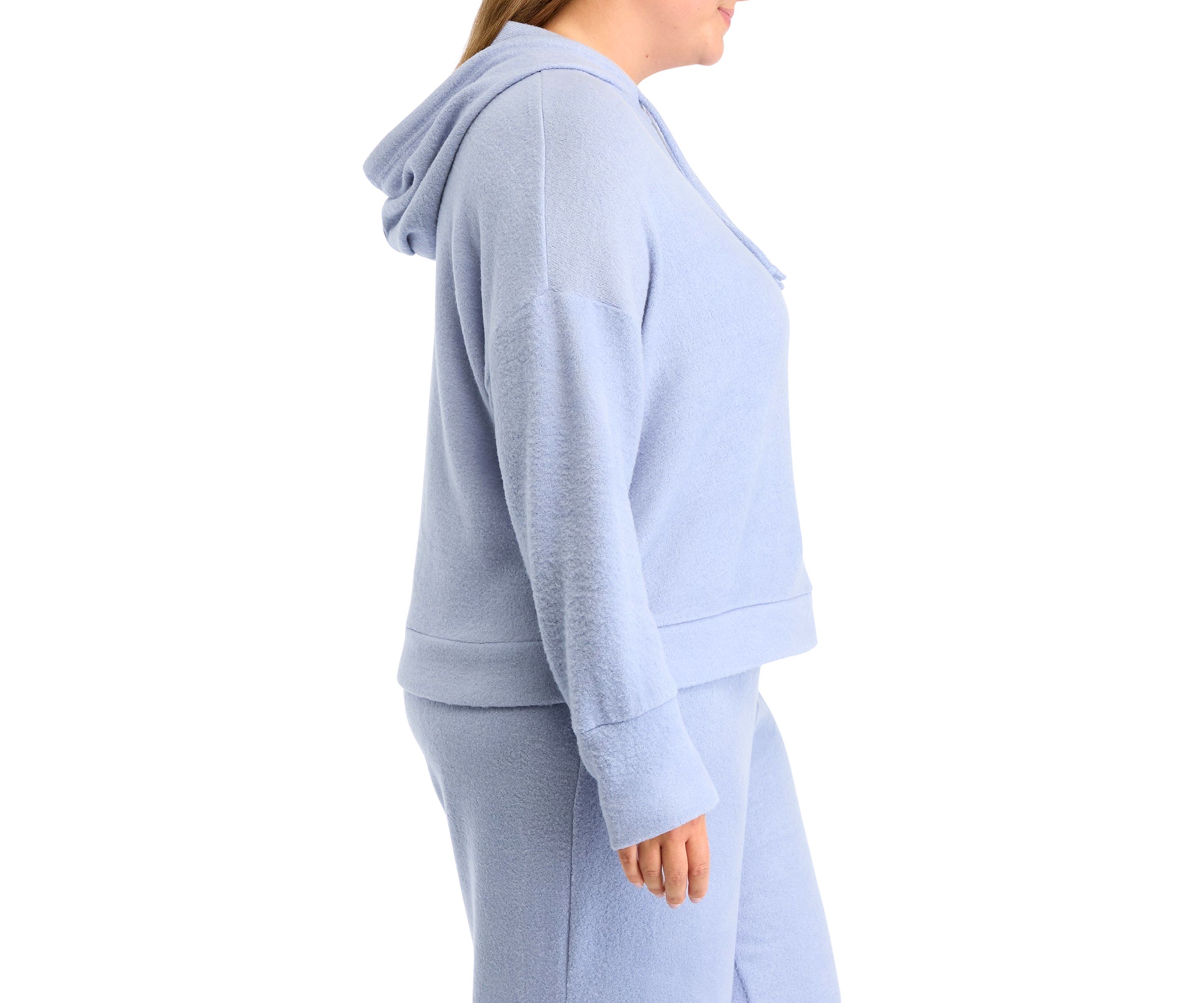 Plus Size Boucle Cozy Hoodie