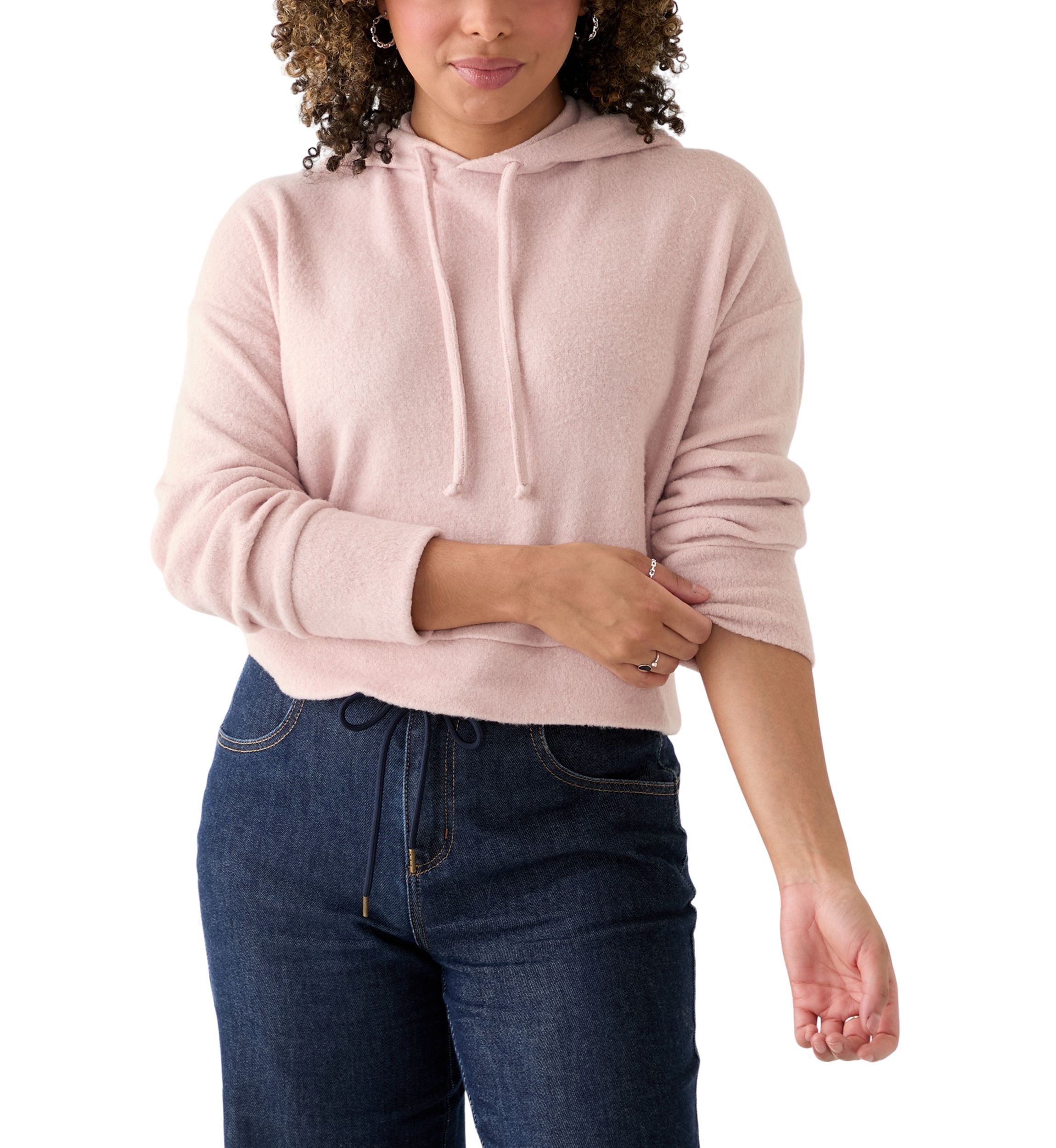 Womens Cozy Knit Hoodie
