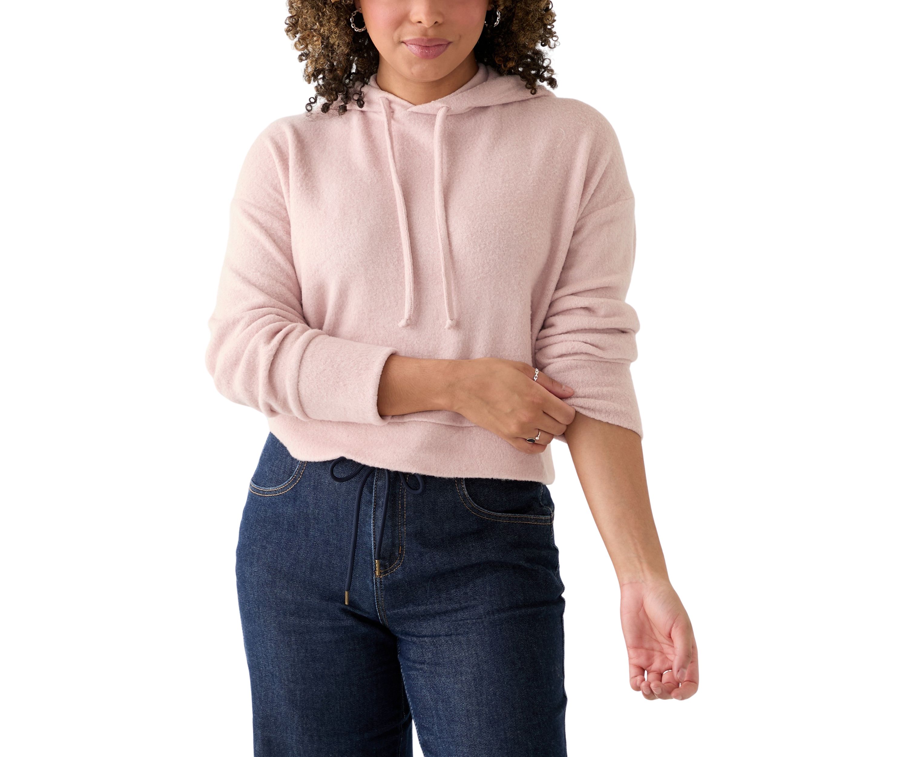 Womens Cozy Knit Hoodie