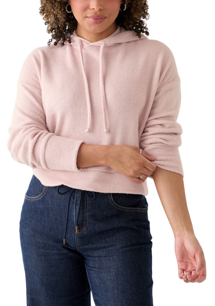Womens Cozy Knit Hoodie