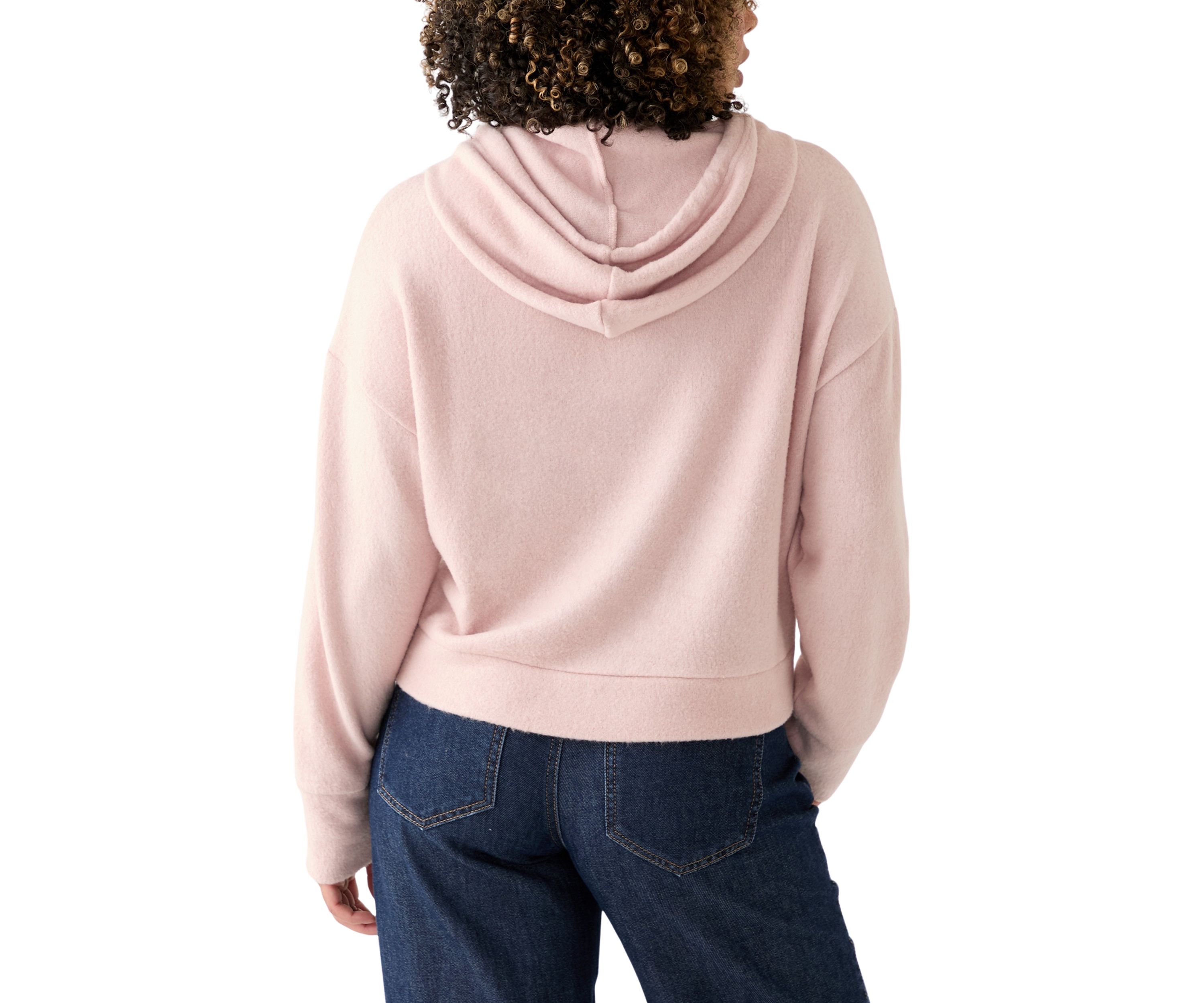 Womens Cozy Knit Hoodie