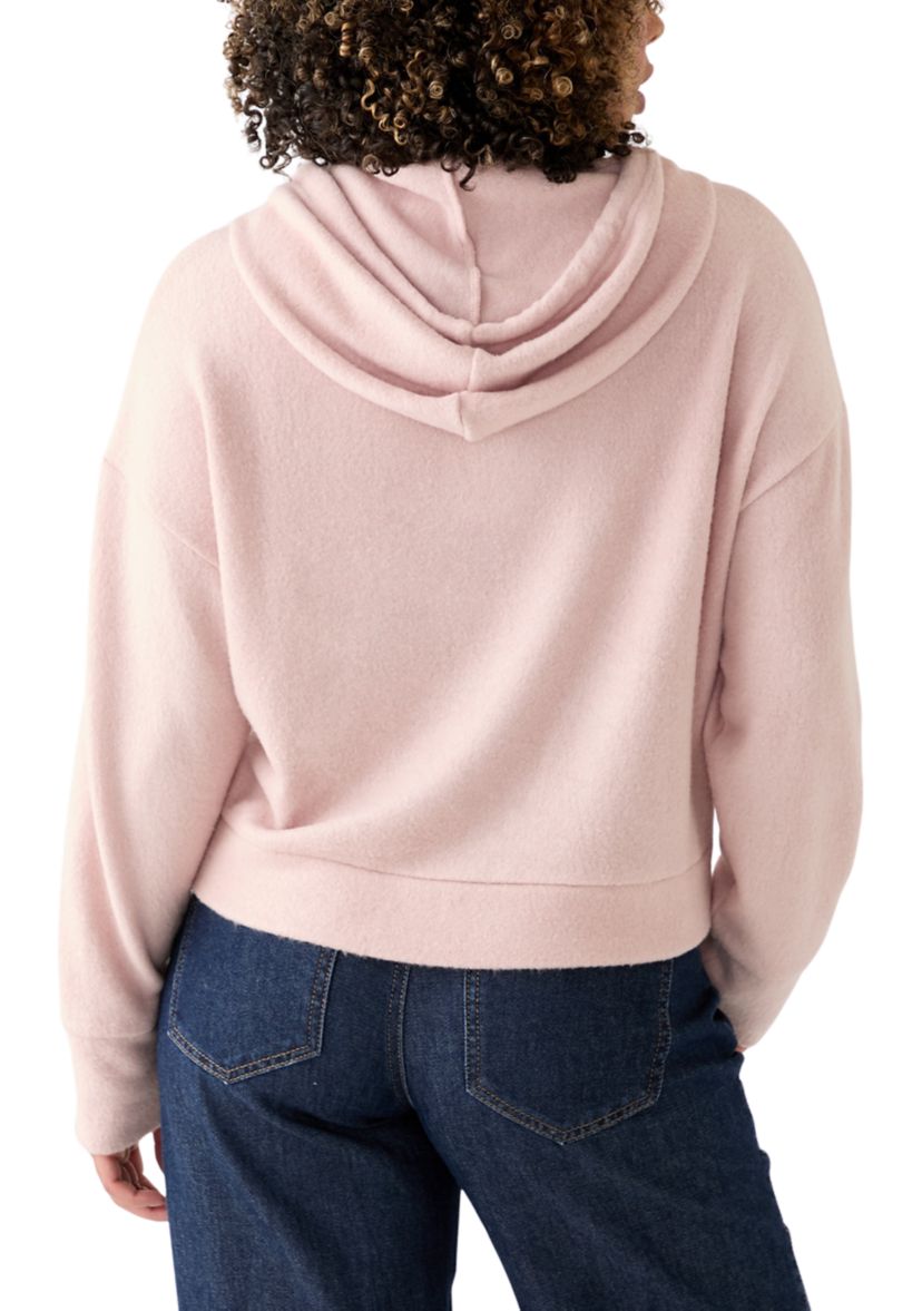 Womens Cozy Knit Hoodie