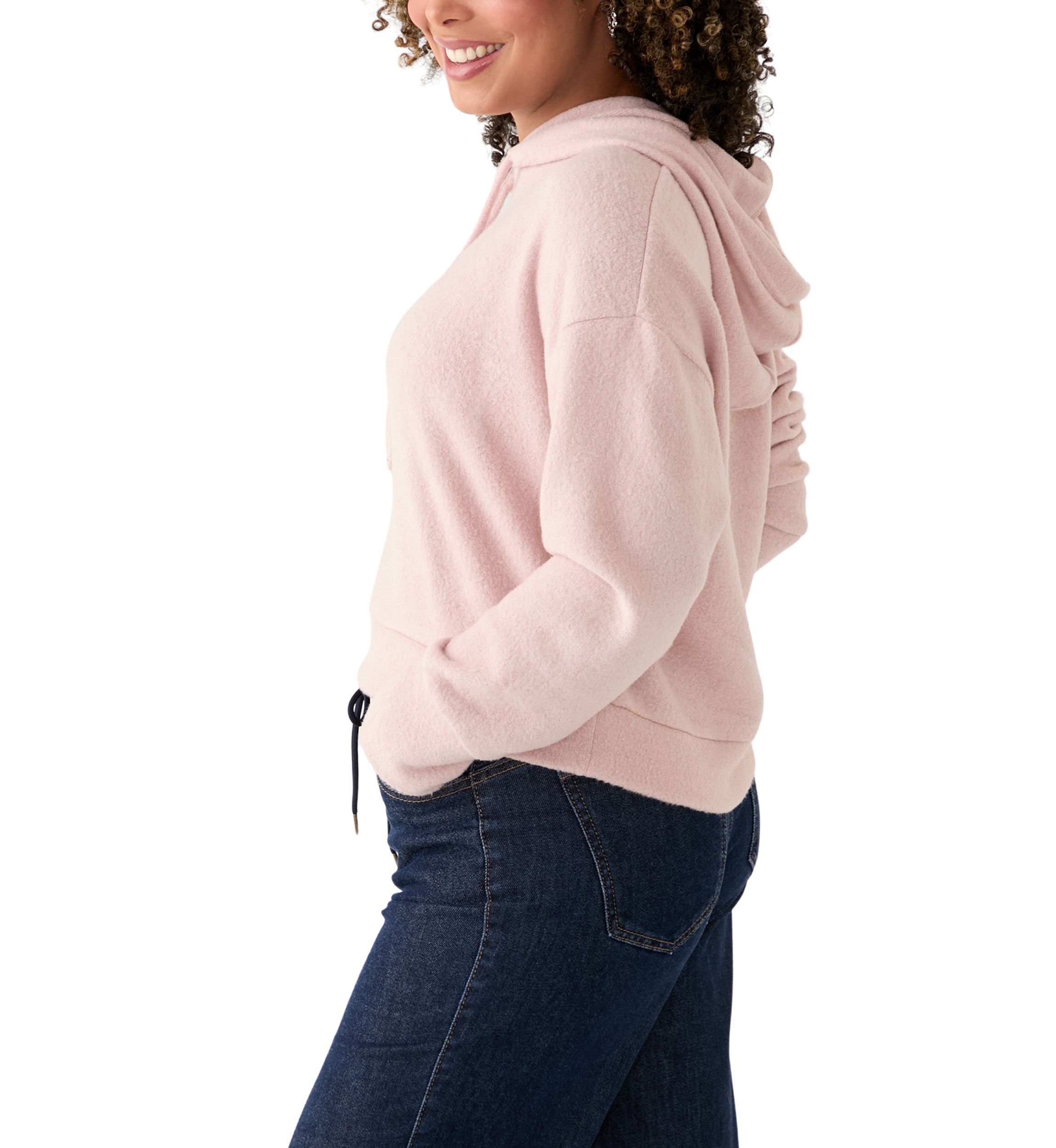 Womens Cozy Knit Hoodie