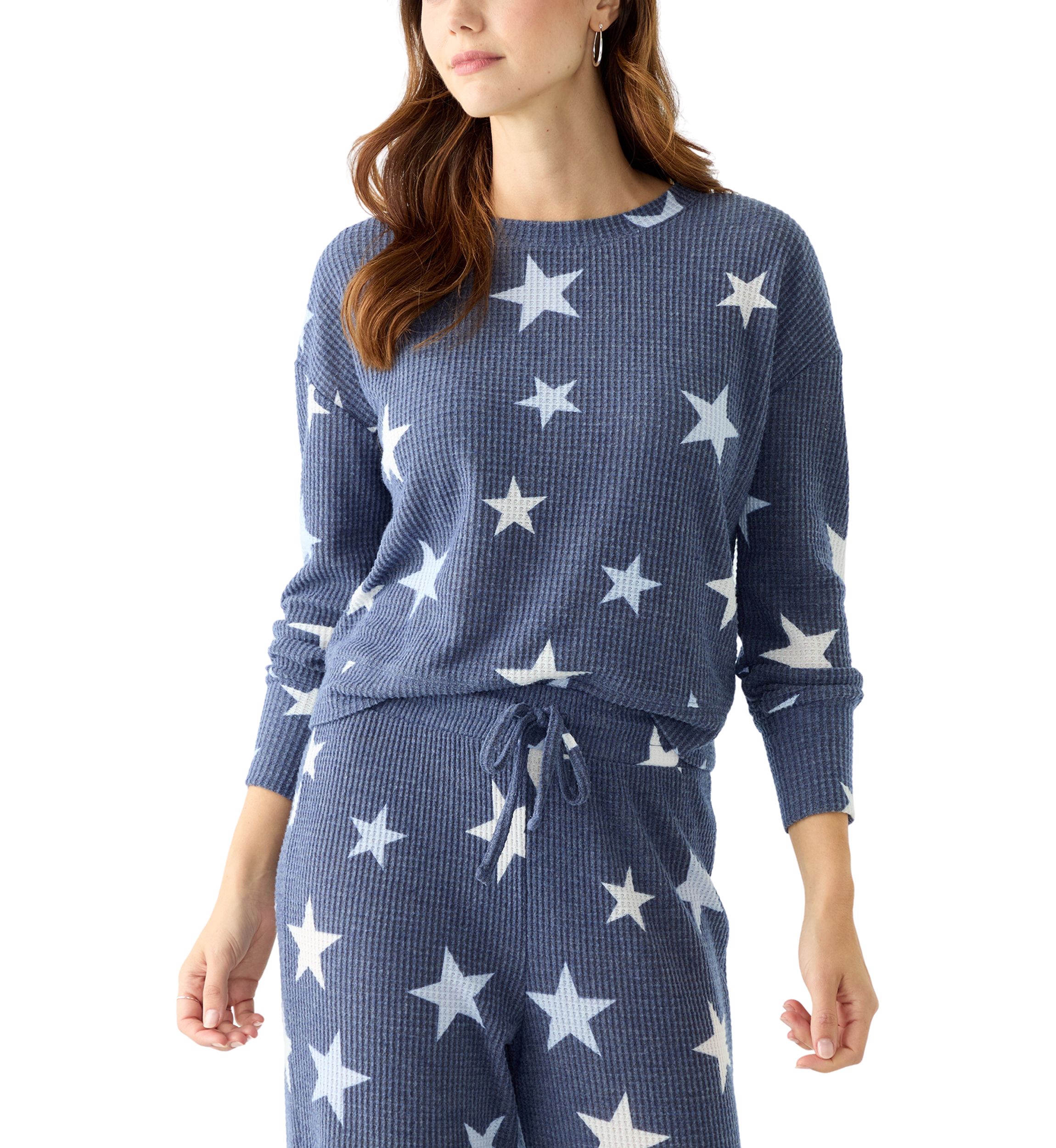 Textured Cozy Knit Crew T-Shirt 