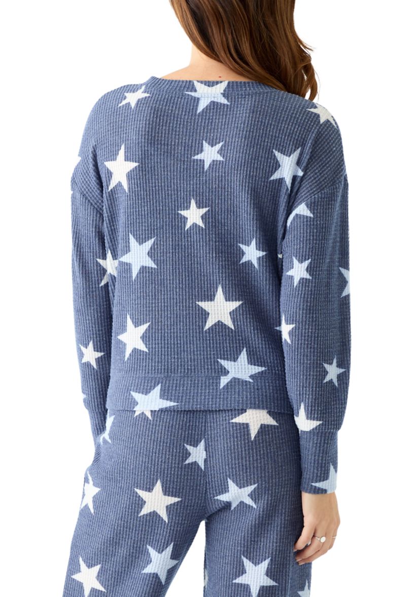 Textured Cozy Knit Crew T-Shirt 
