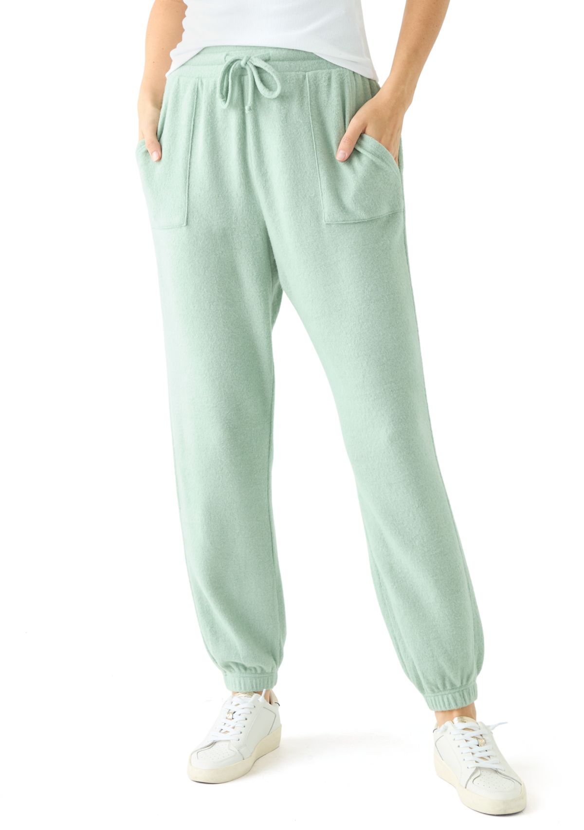 Womens Cozy Knit Jogger Pants