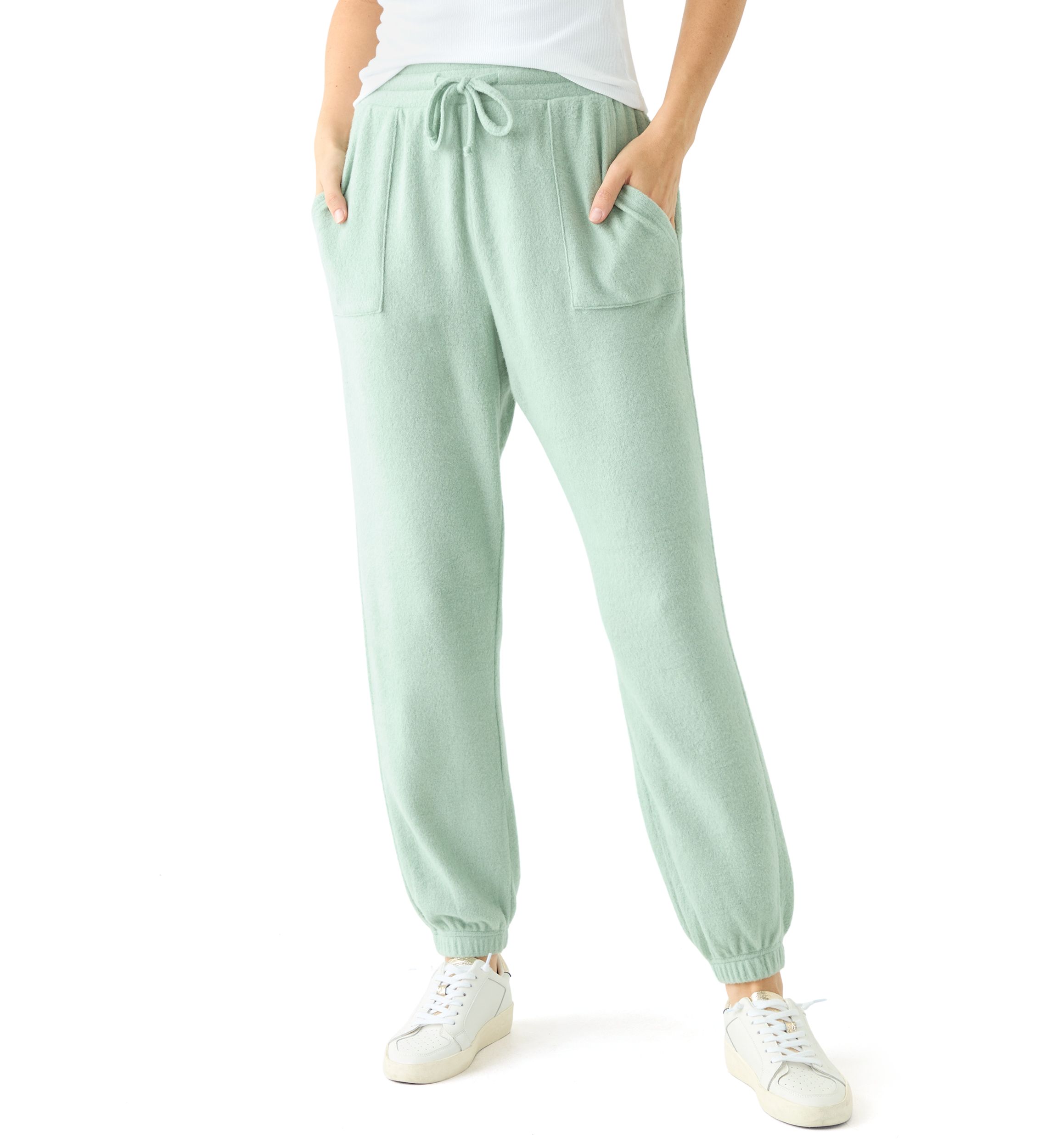 Womens Cozy Knit Jogger Pants