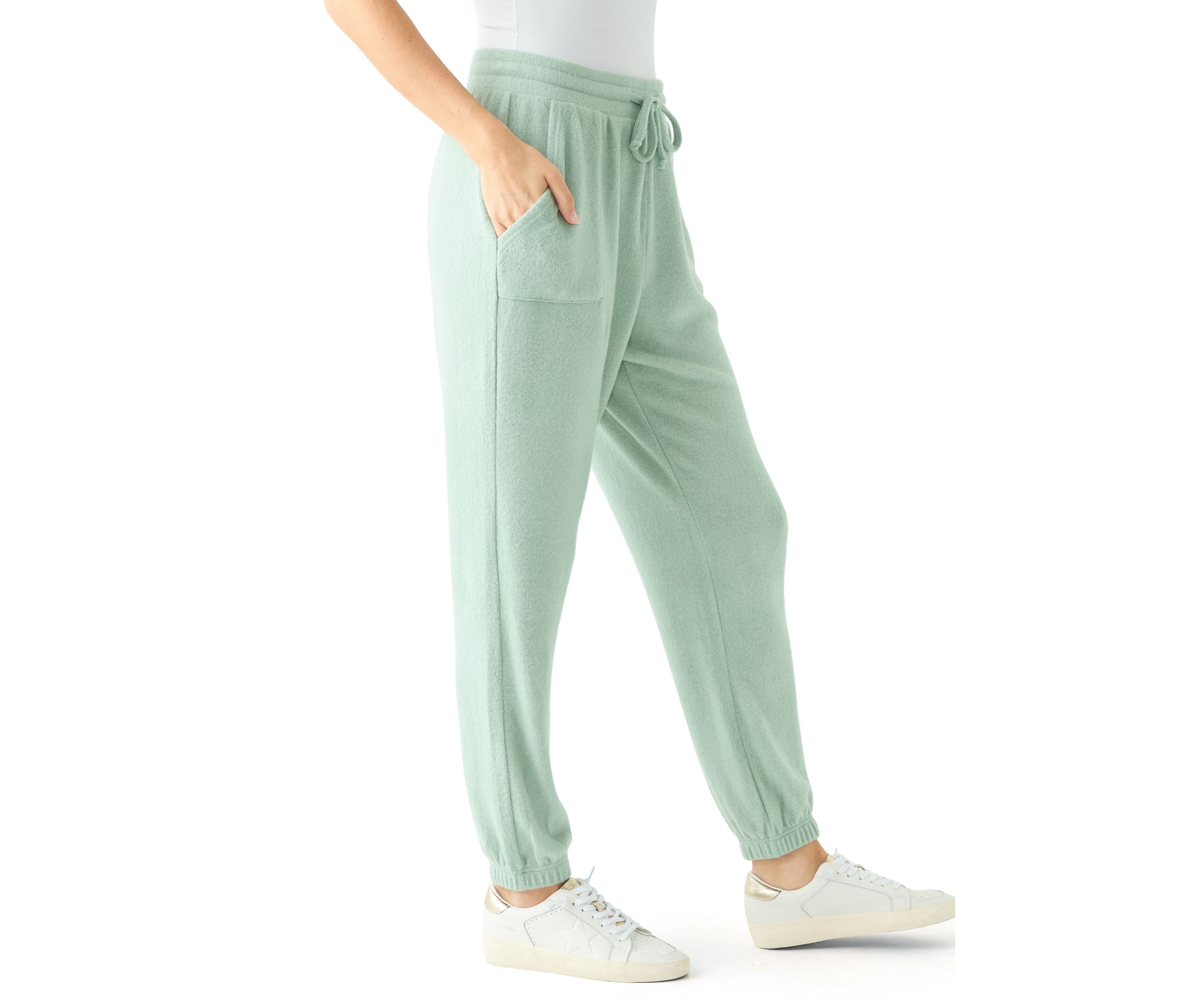 Womens Cozy Knit Jogger Pants
