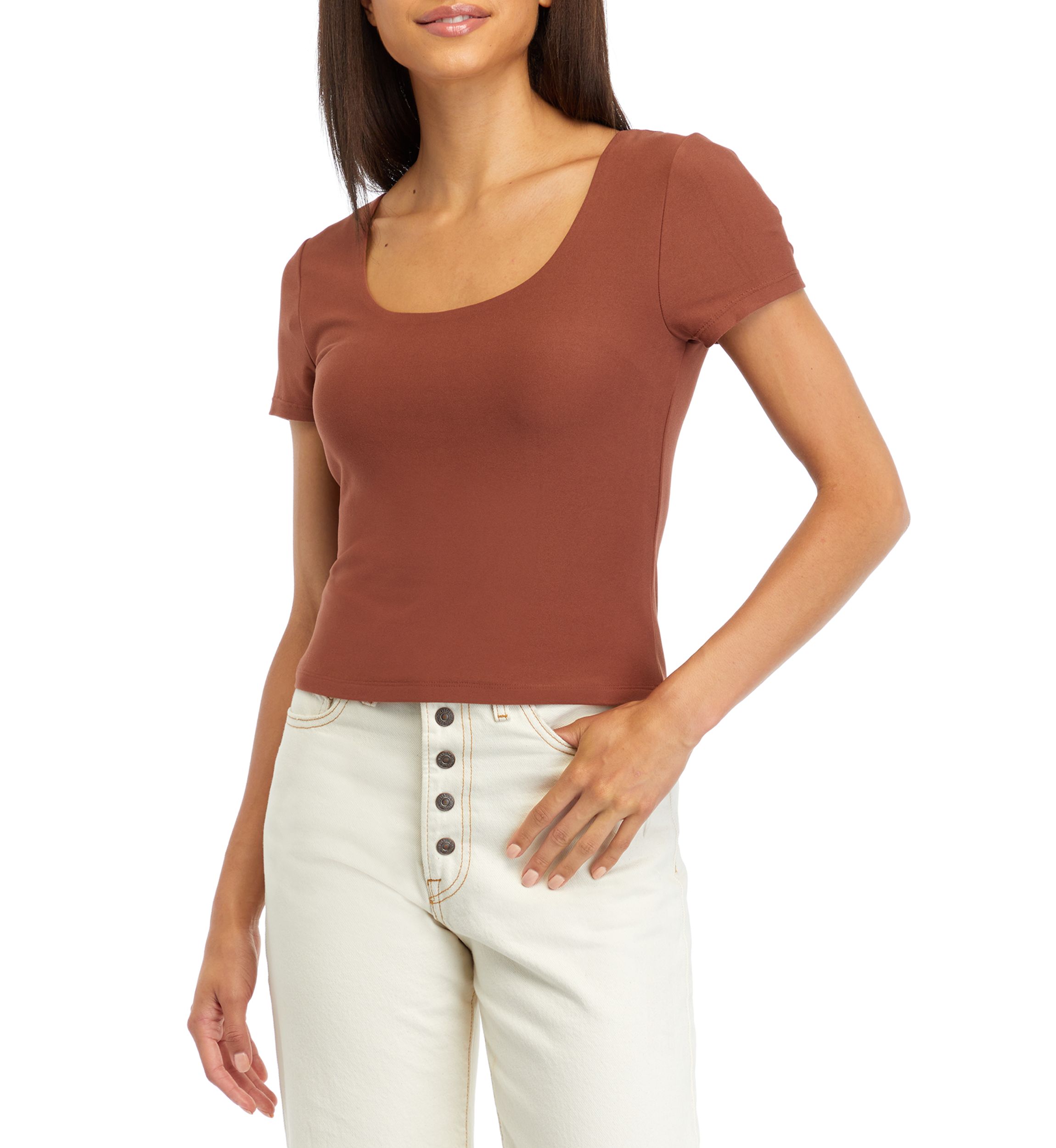 Womens Short Sleeve Jersey T-Shirt 