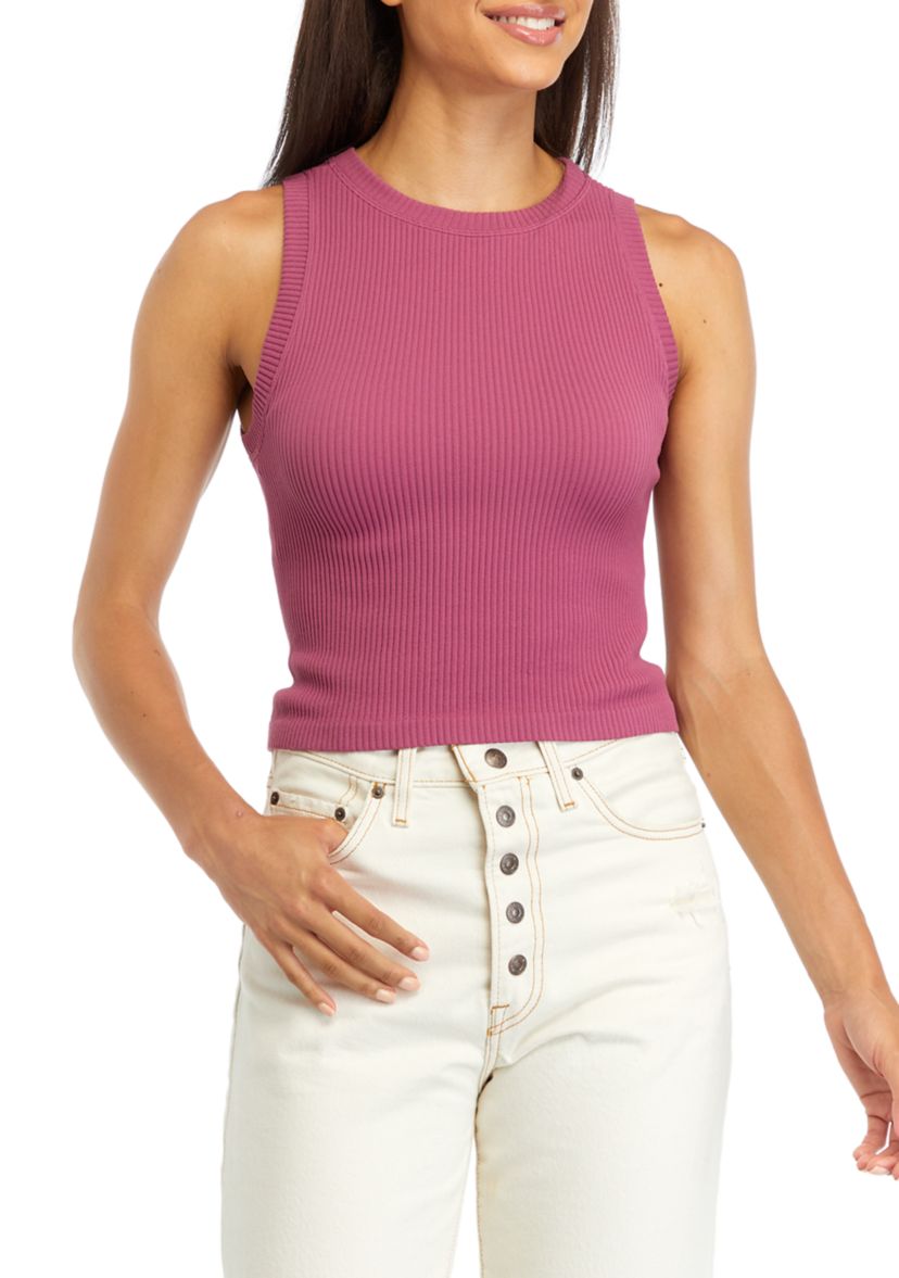 Womens Ribbed Seamless Tank