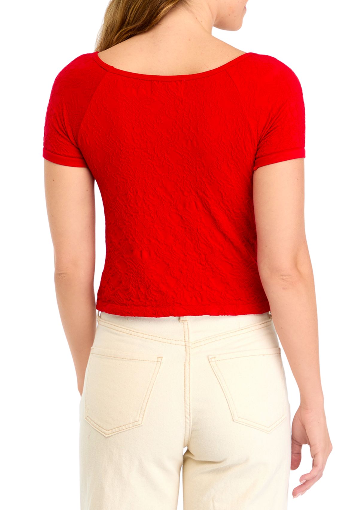 Womens Floral Seamless Top