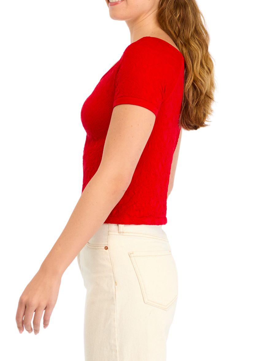 Womens Floral Seamless Top