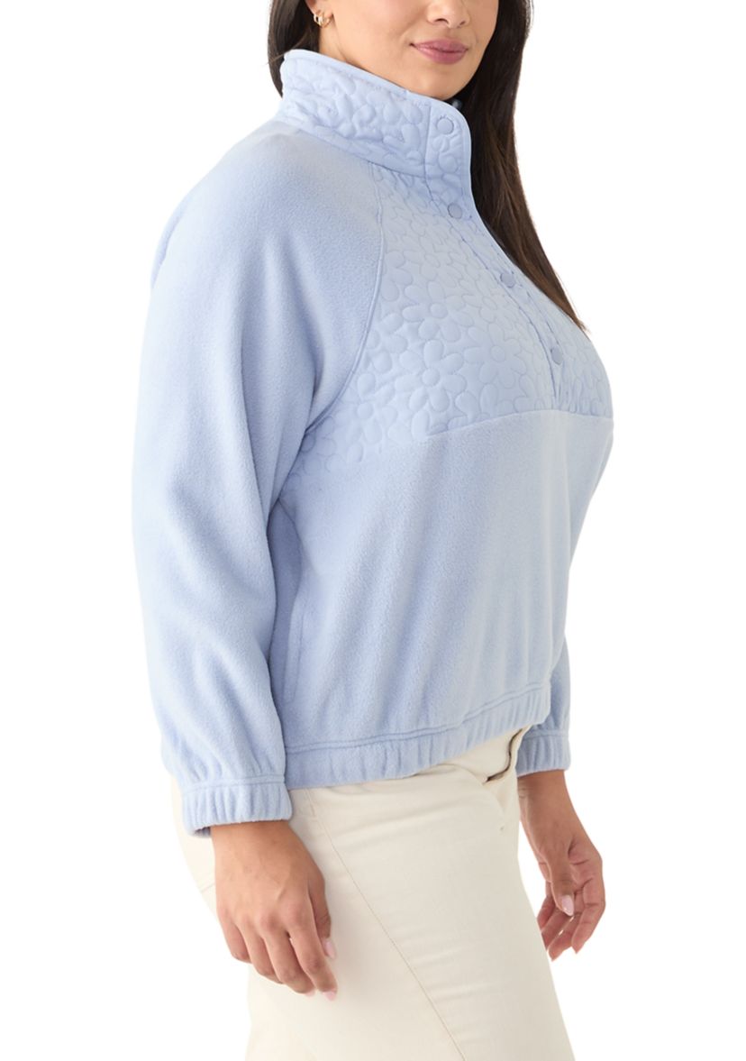 Plus SIze Fleece Pullover