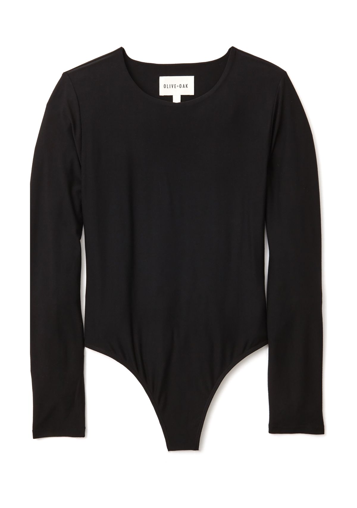 Womens Long Sleeve Peached Jersey Bodysuit