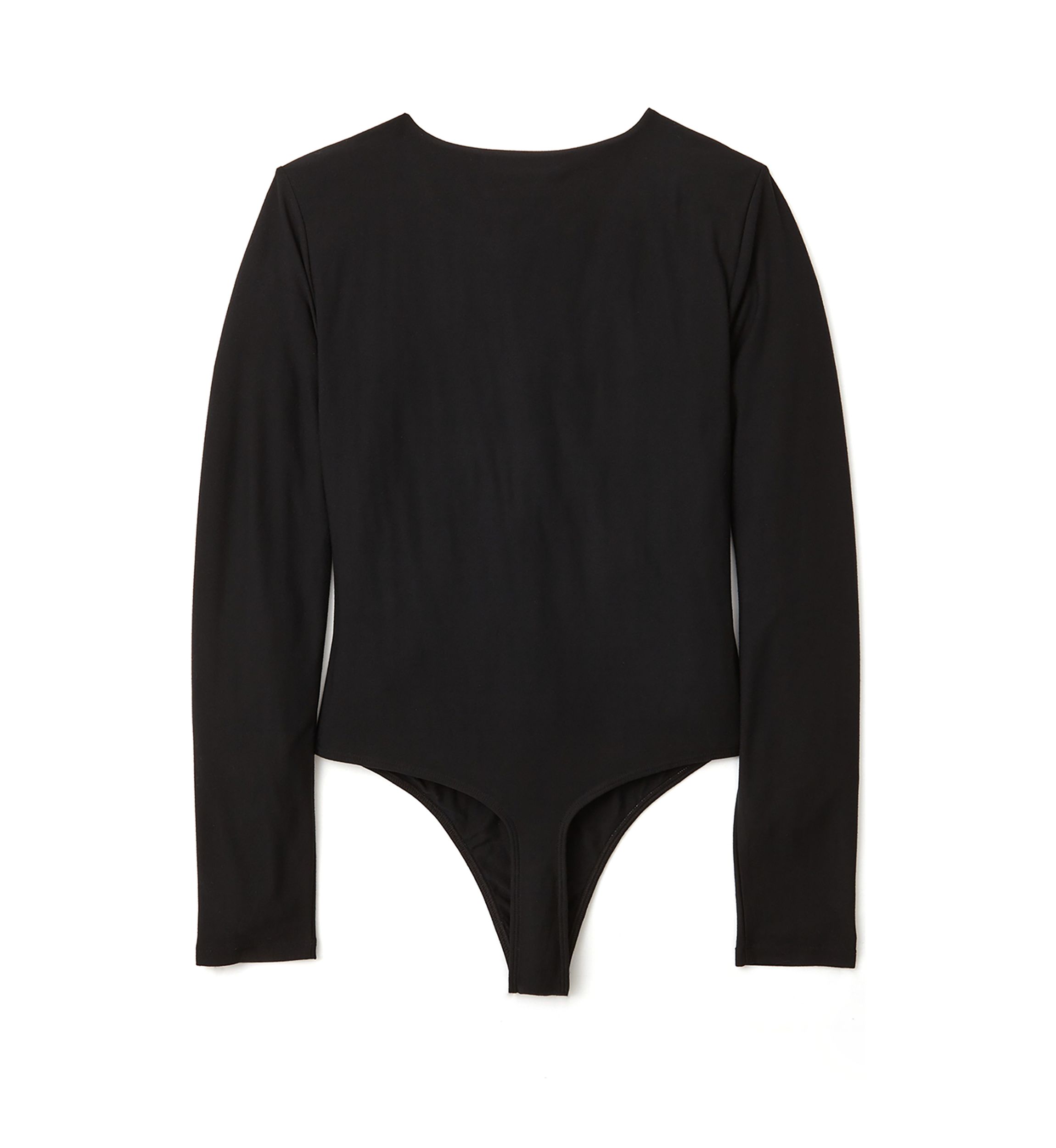 Womens Long Sleeve Peached Jersey Bodysuit
