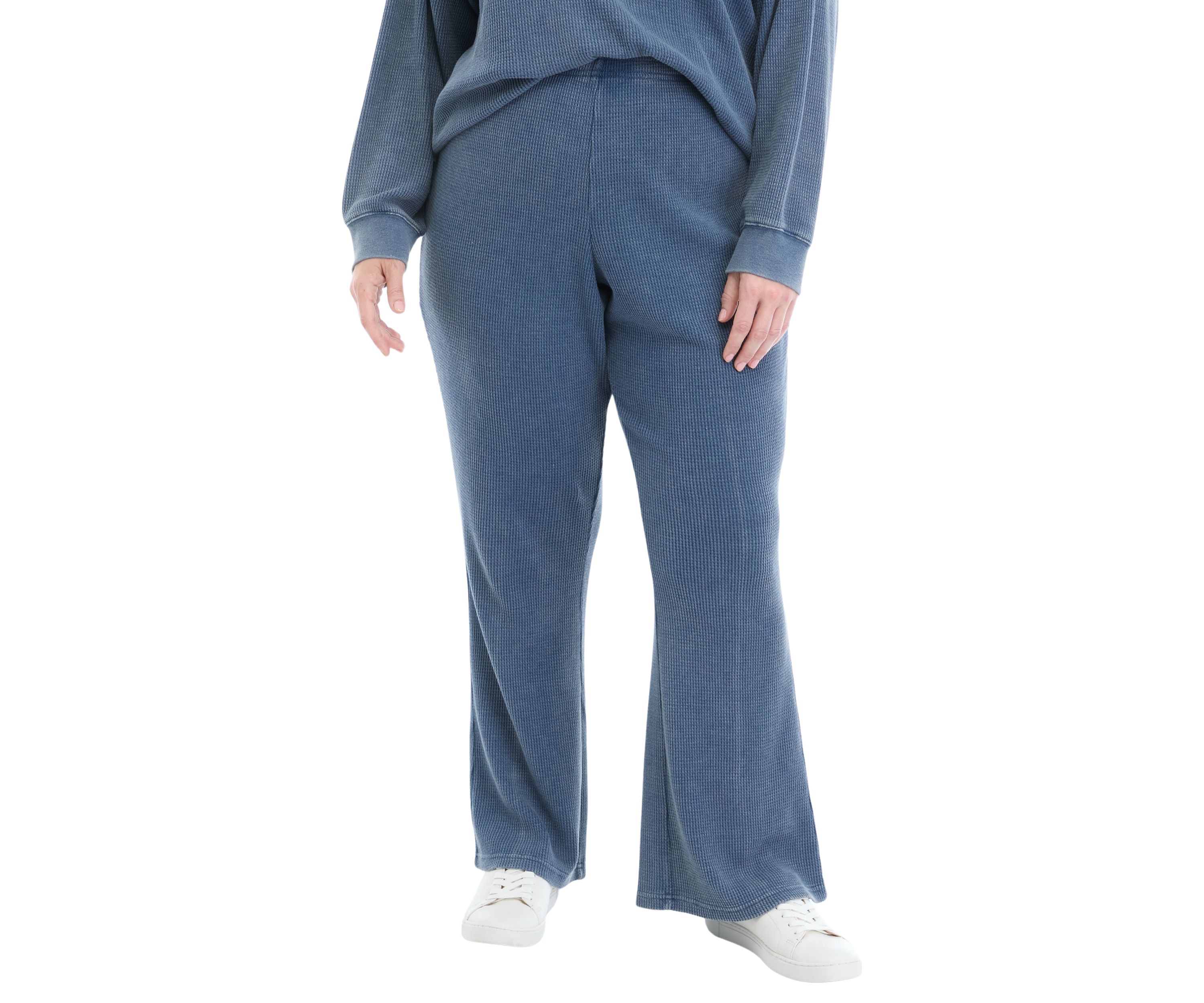 Plus Size Waffle Pants