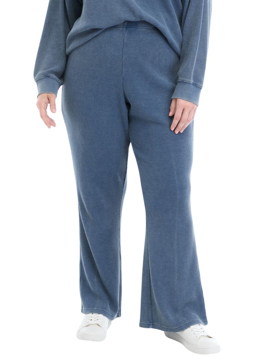Plus Size Waffle Pants