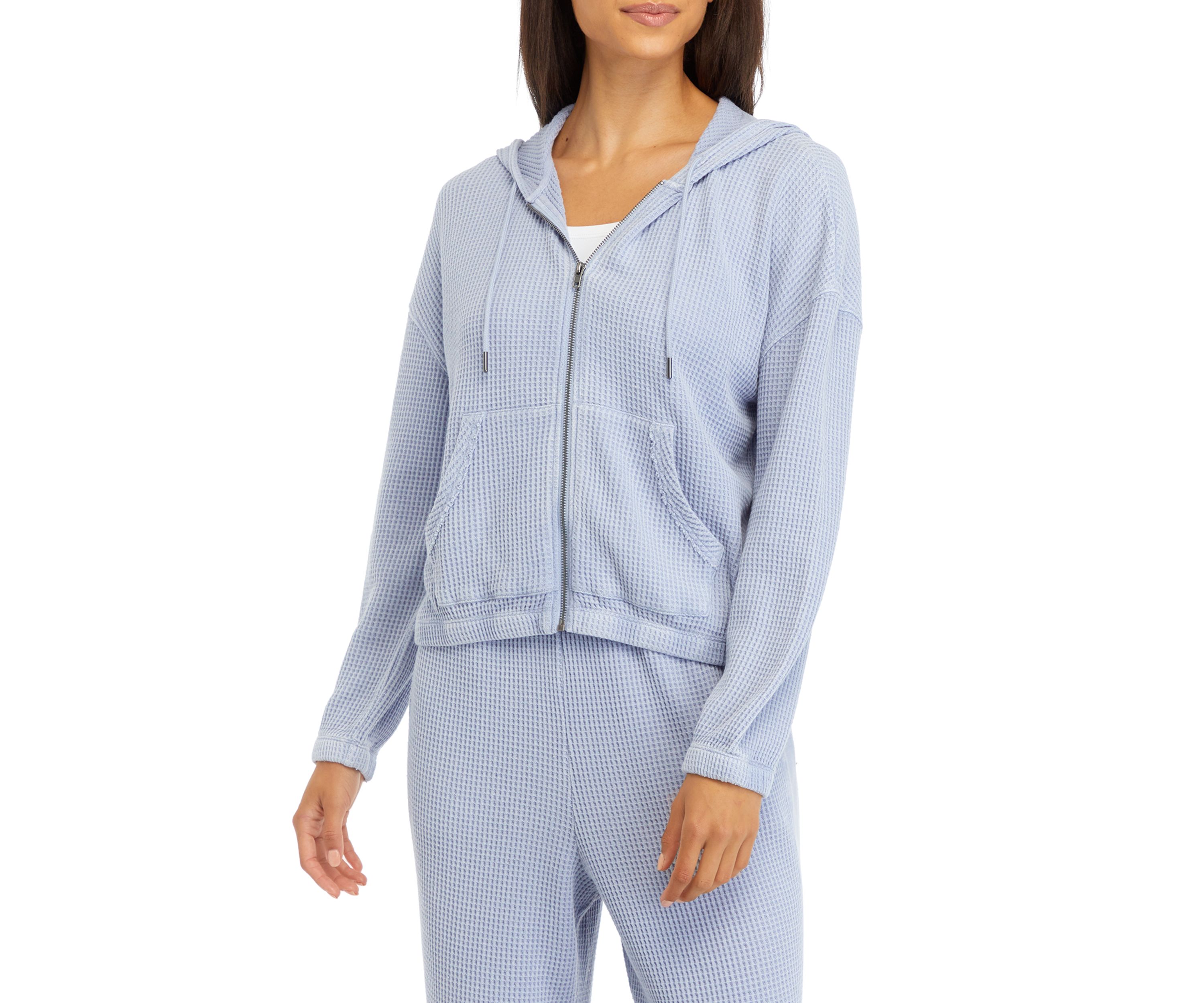 Juniors Waffle Hoodie