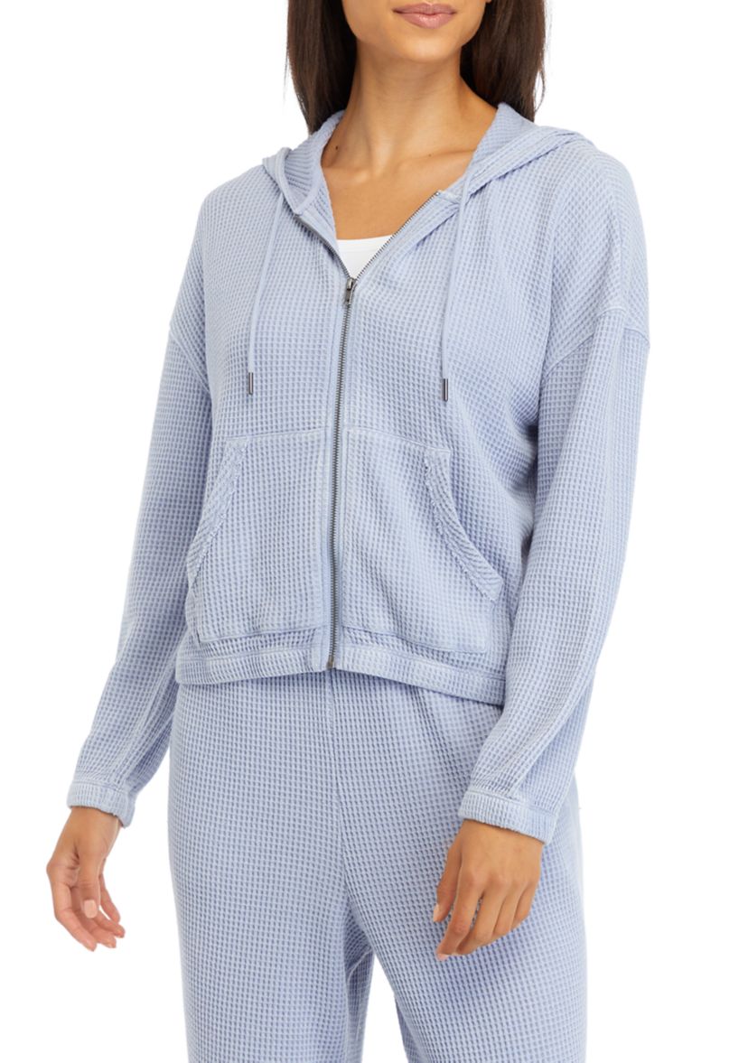 Juniors Waffle Hoodie