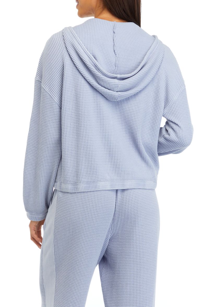 Juniors Waffle Hoodie