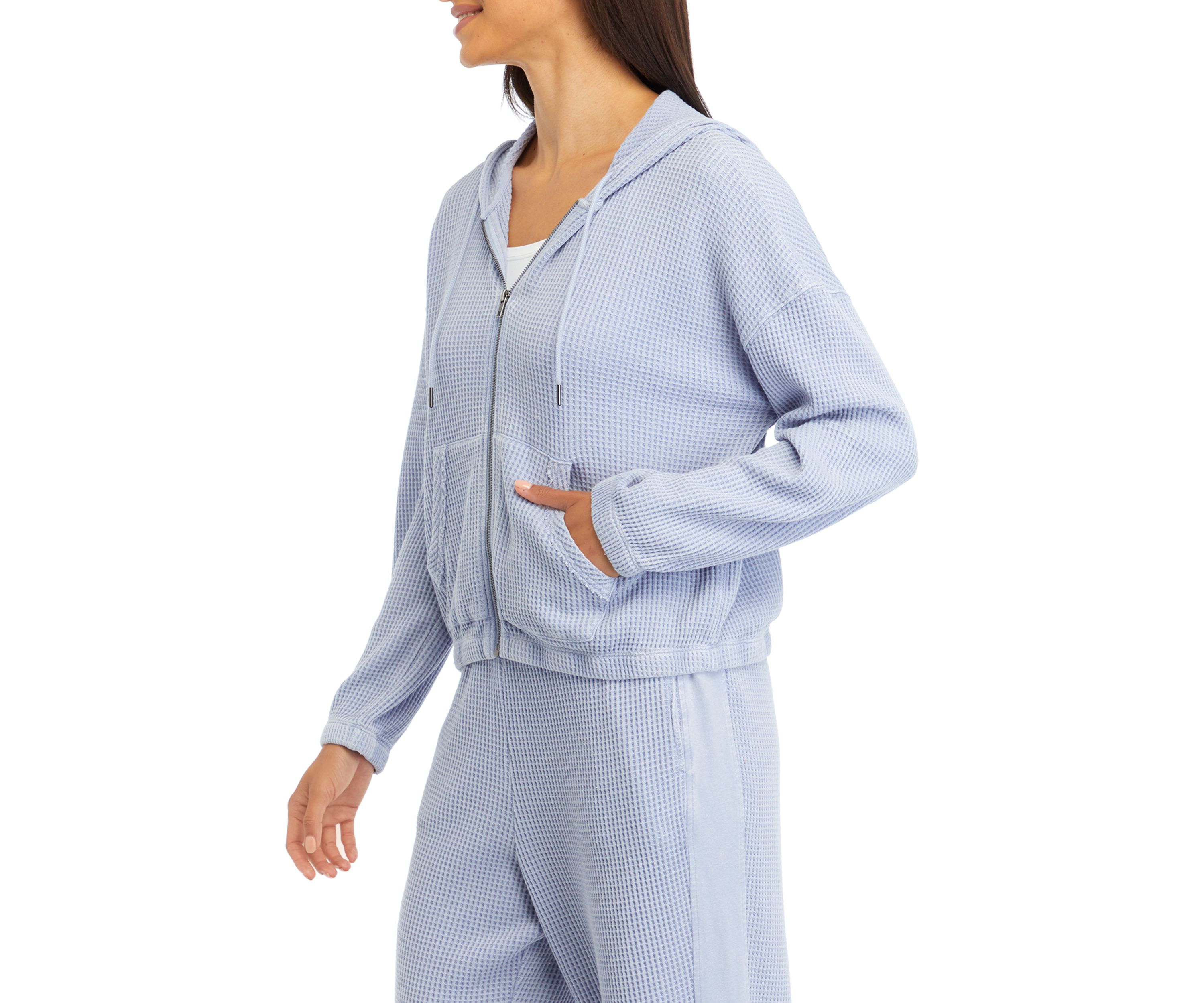Juniors Waffle Hoodie