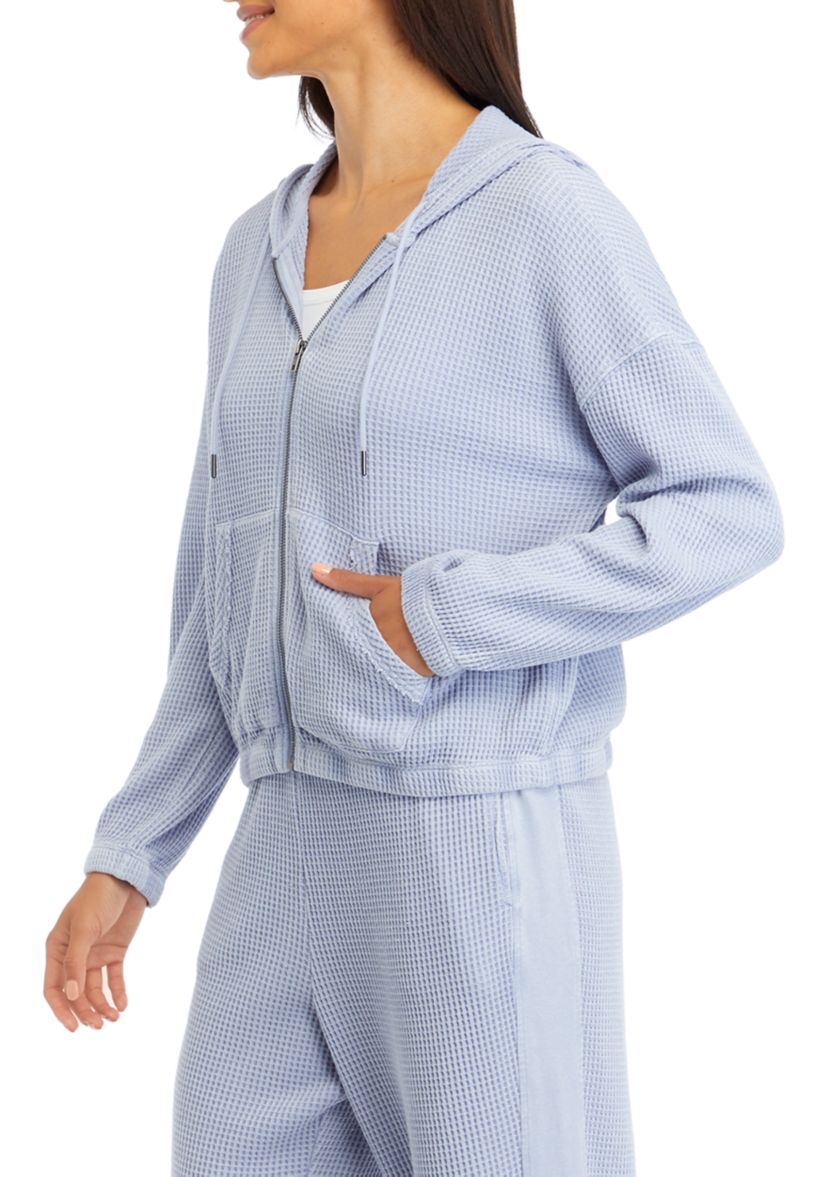 Juniors Waffle Hoodie