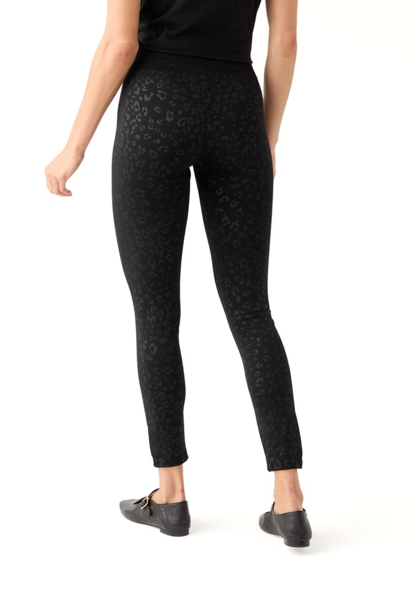 Womens Jacquard Fleggings 