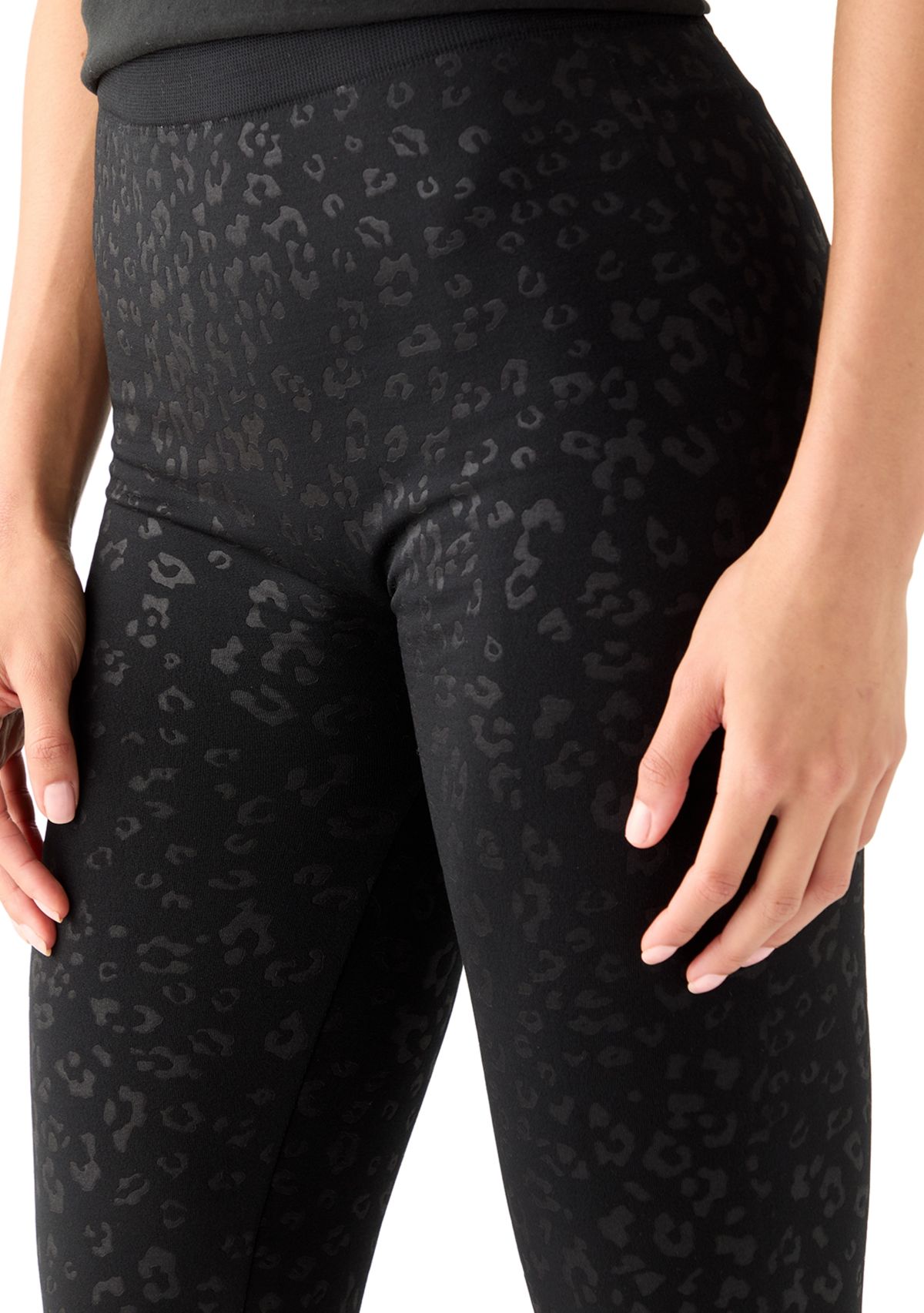 Womens Jacquard Fleggings 