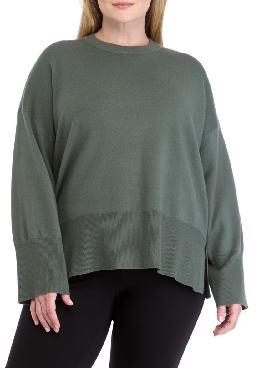 Plus Size Crew Neck Sweater