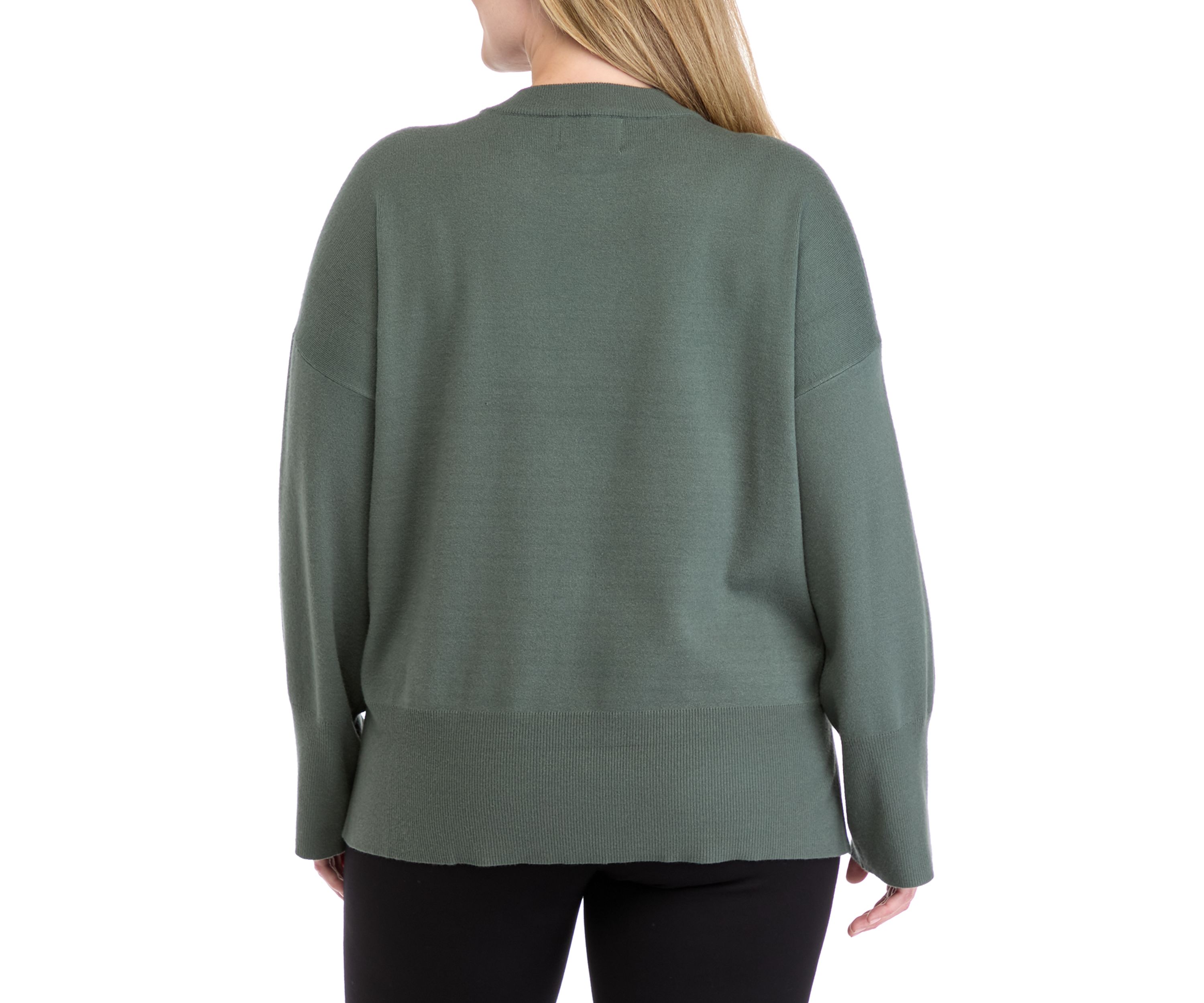 Plus Size Crew Neck Sweater