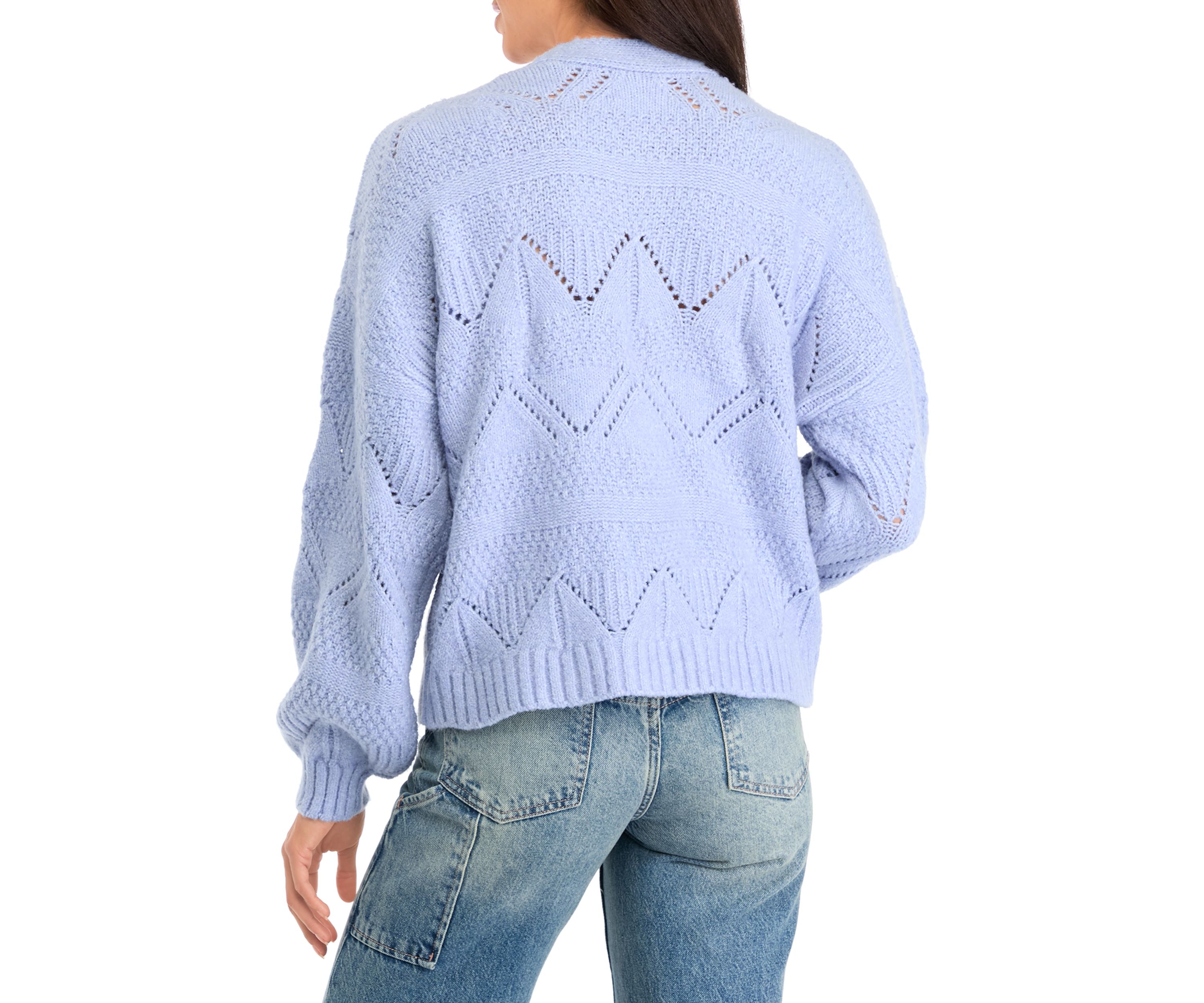 Womens Pointelle Cardigan