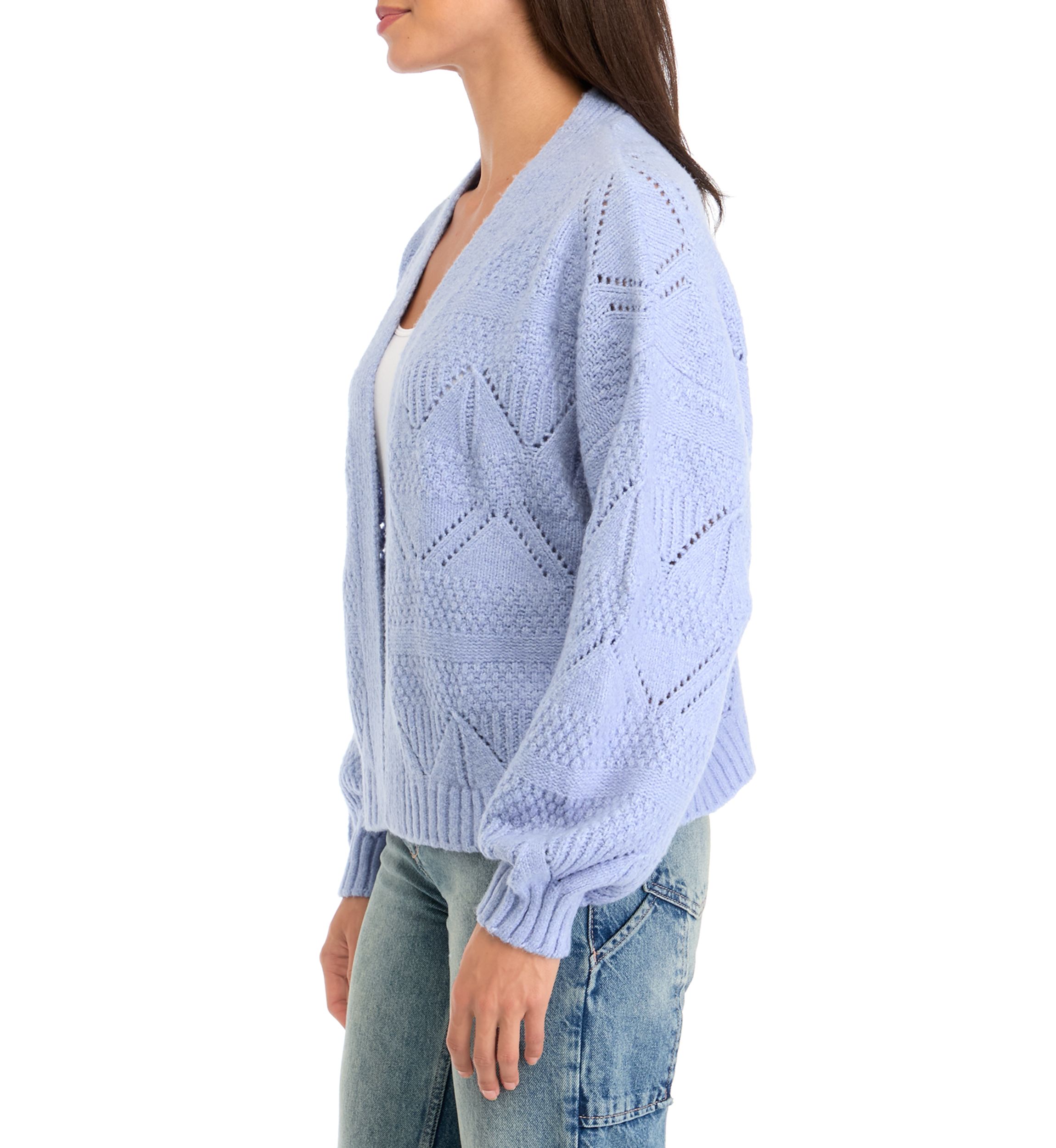 Womens Pointelle Cardigan
