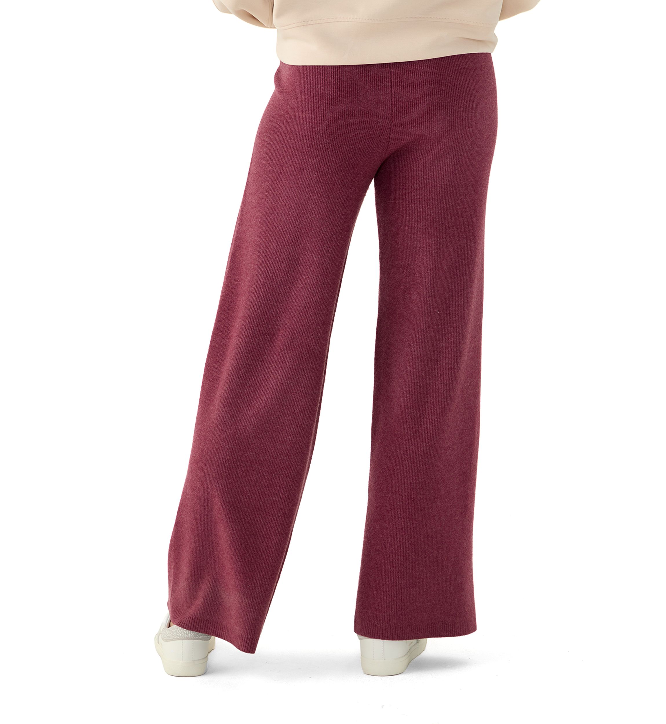 Womens Wide Leg Shaker Pants