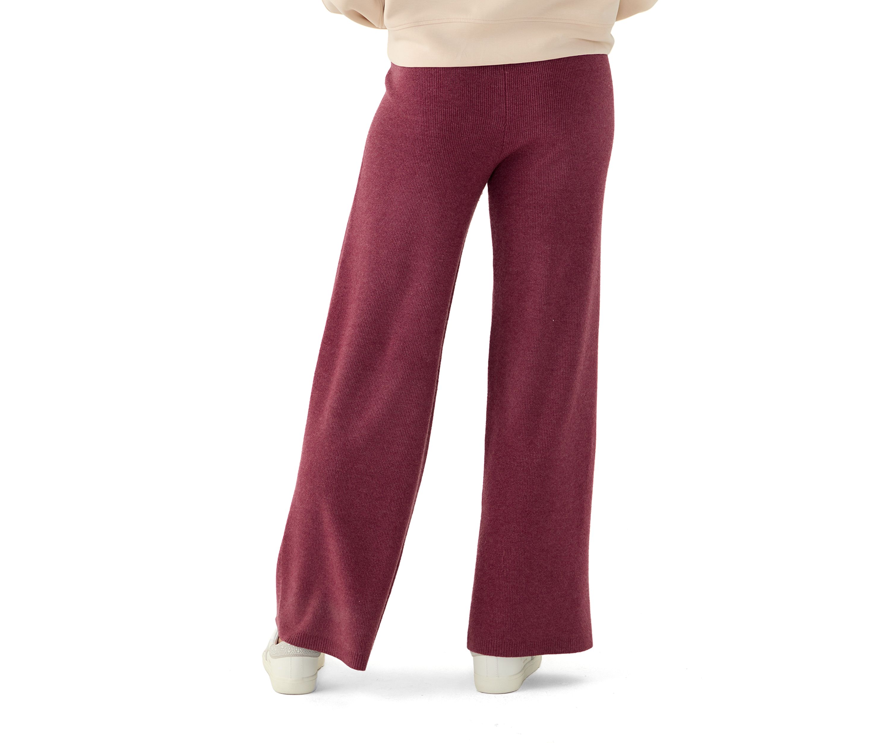 Womens Wide Leg Shaker Pants