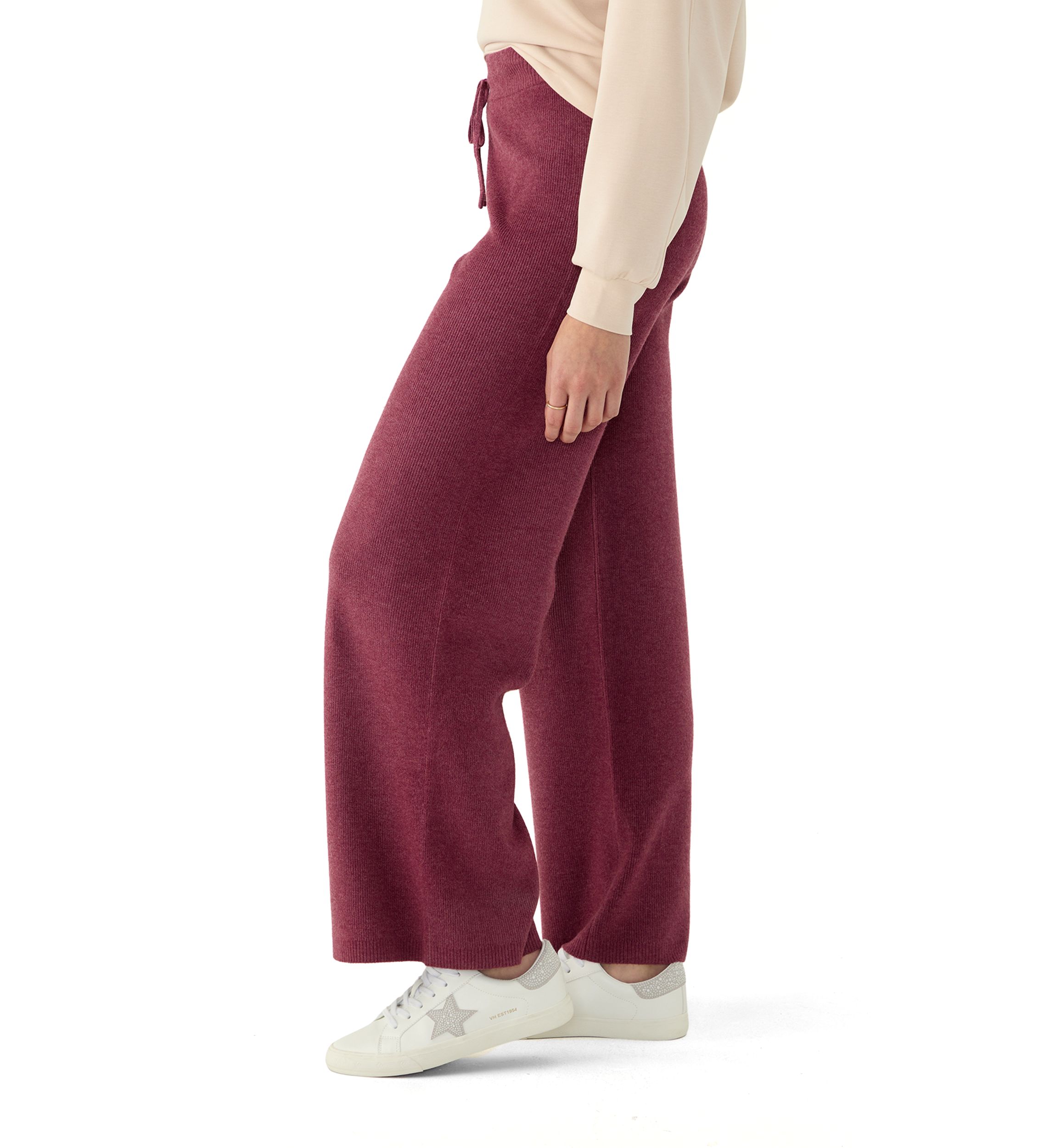 Womens Wide Leg Shaker Pants