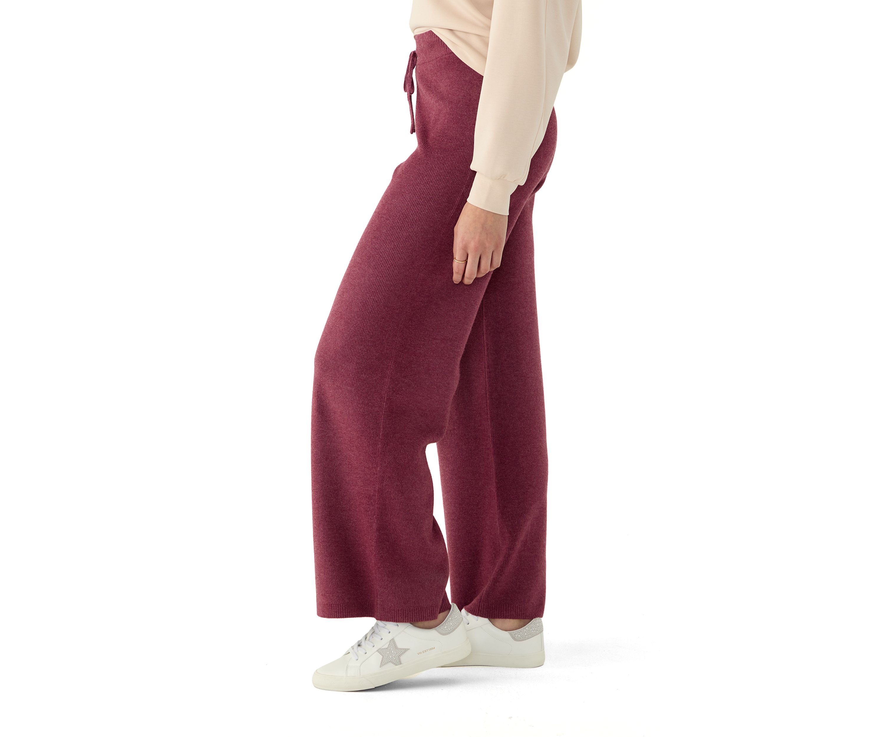 Womens Wide Leg Shaker Pants