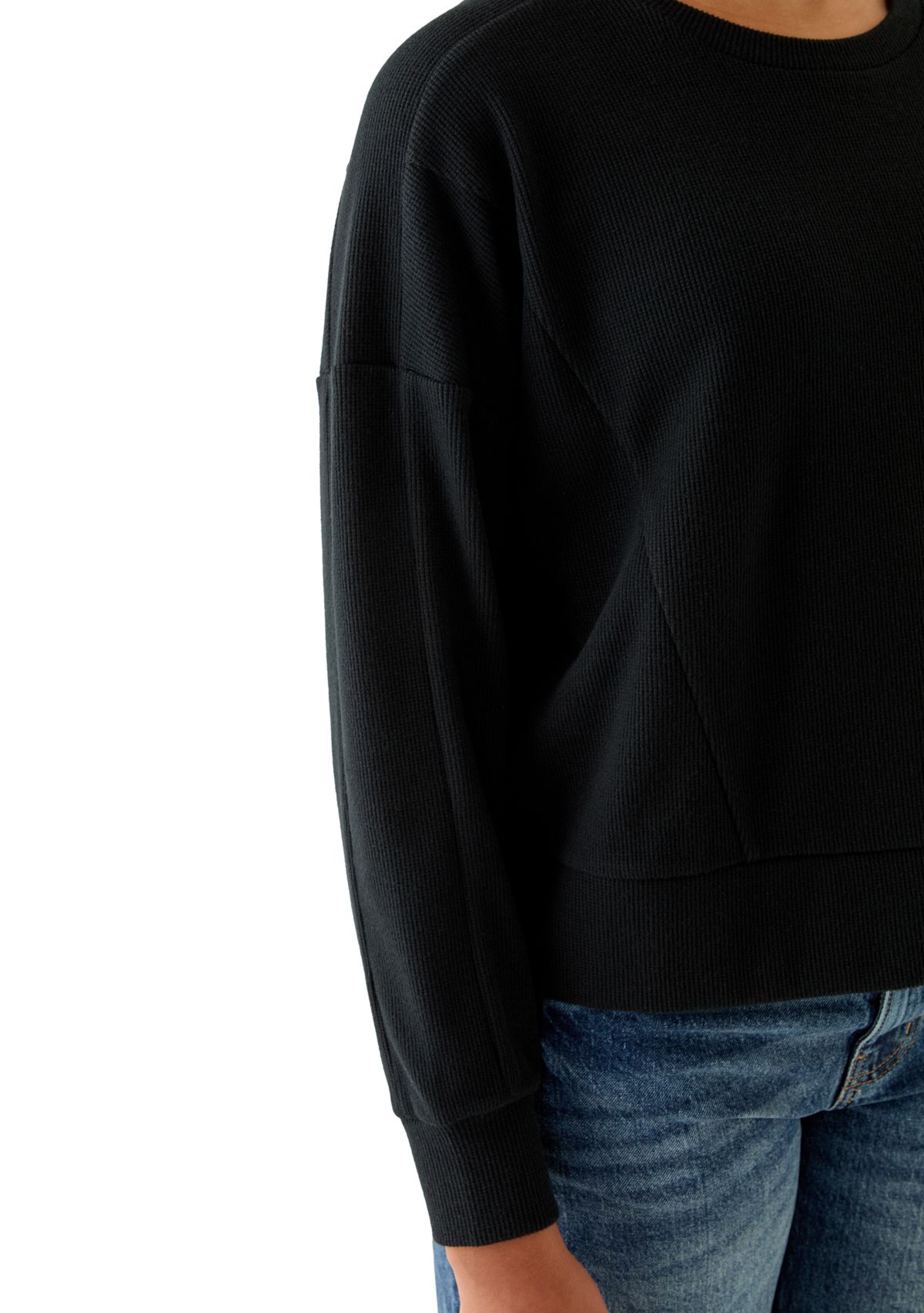 Womens Cozy Knit Crew Neck Sweater
