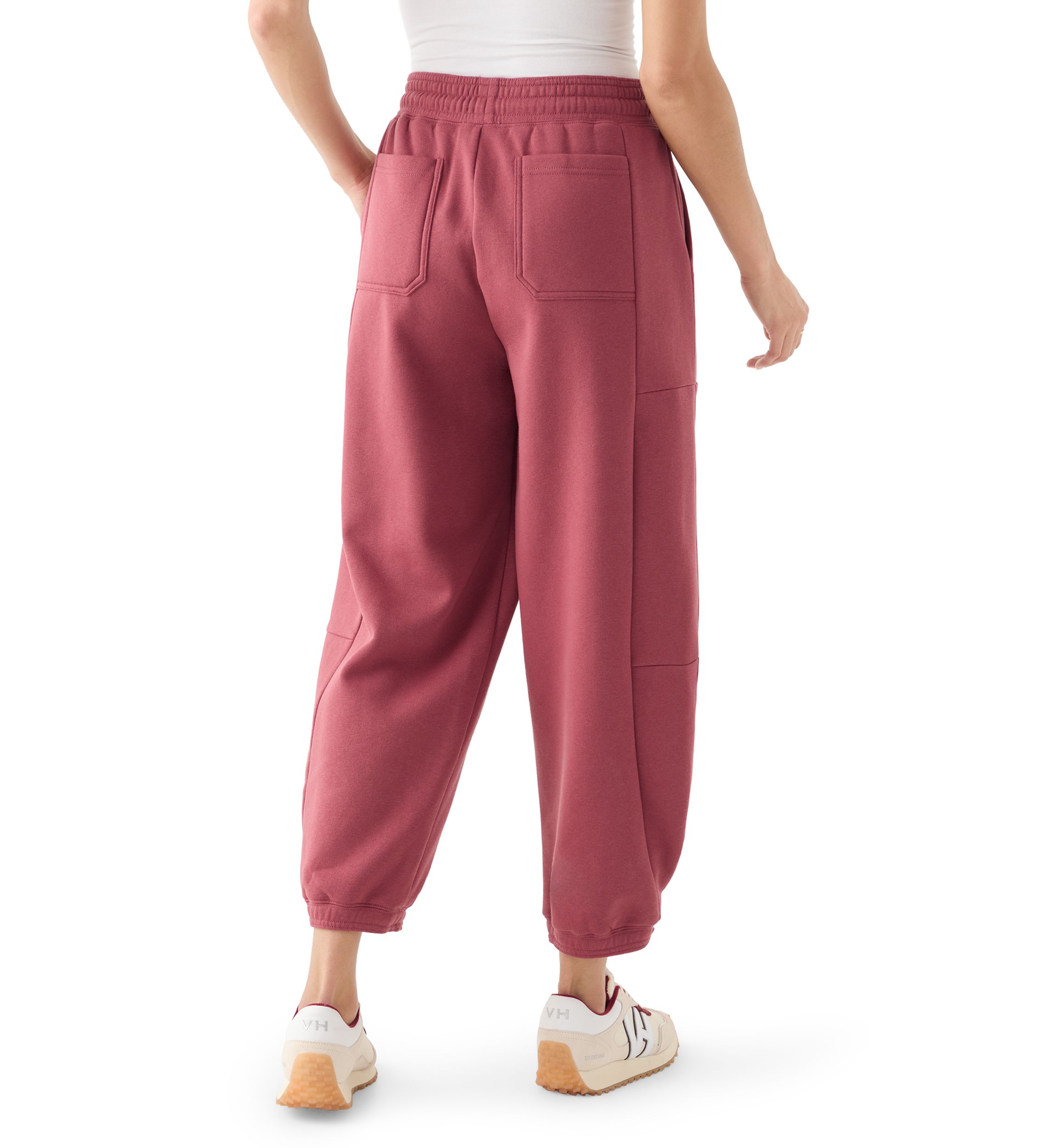 Womens Athleisure Barrel Pants