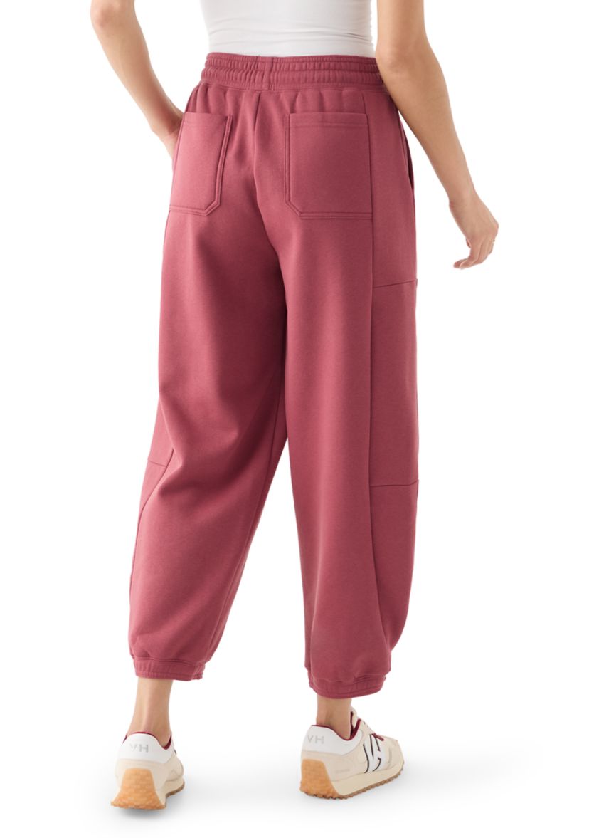 Womens Athleisure Barrel Pants